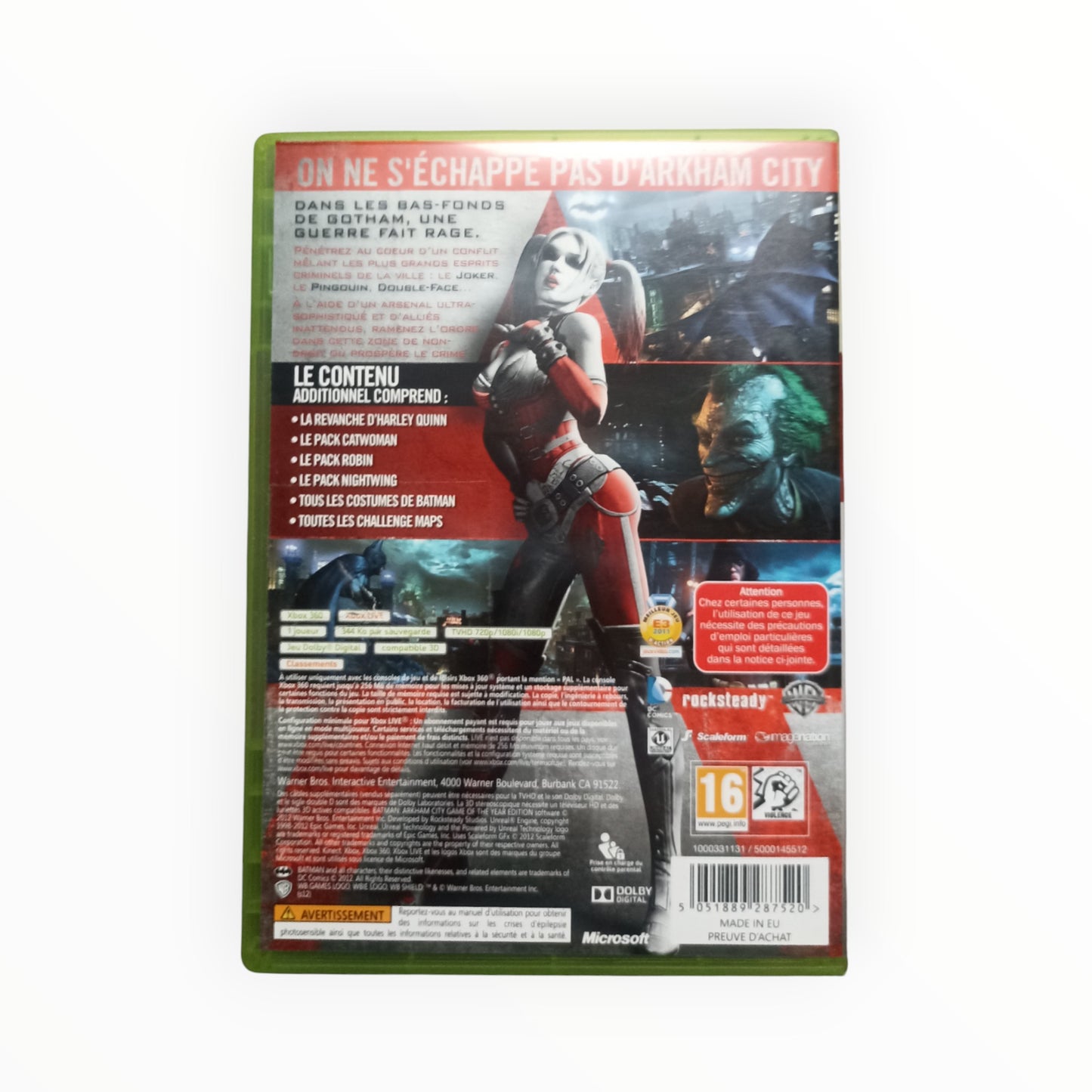 batman arkham city edition game of the year xbox 360
