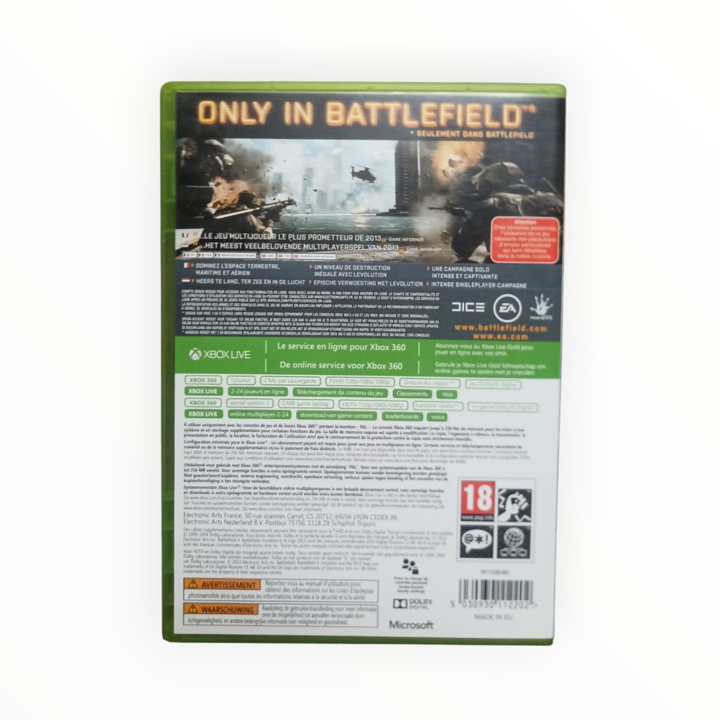 Battlefield 4 Xbox 360 PAL FR Fonctionnel | Masaru