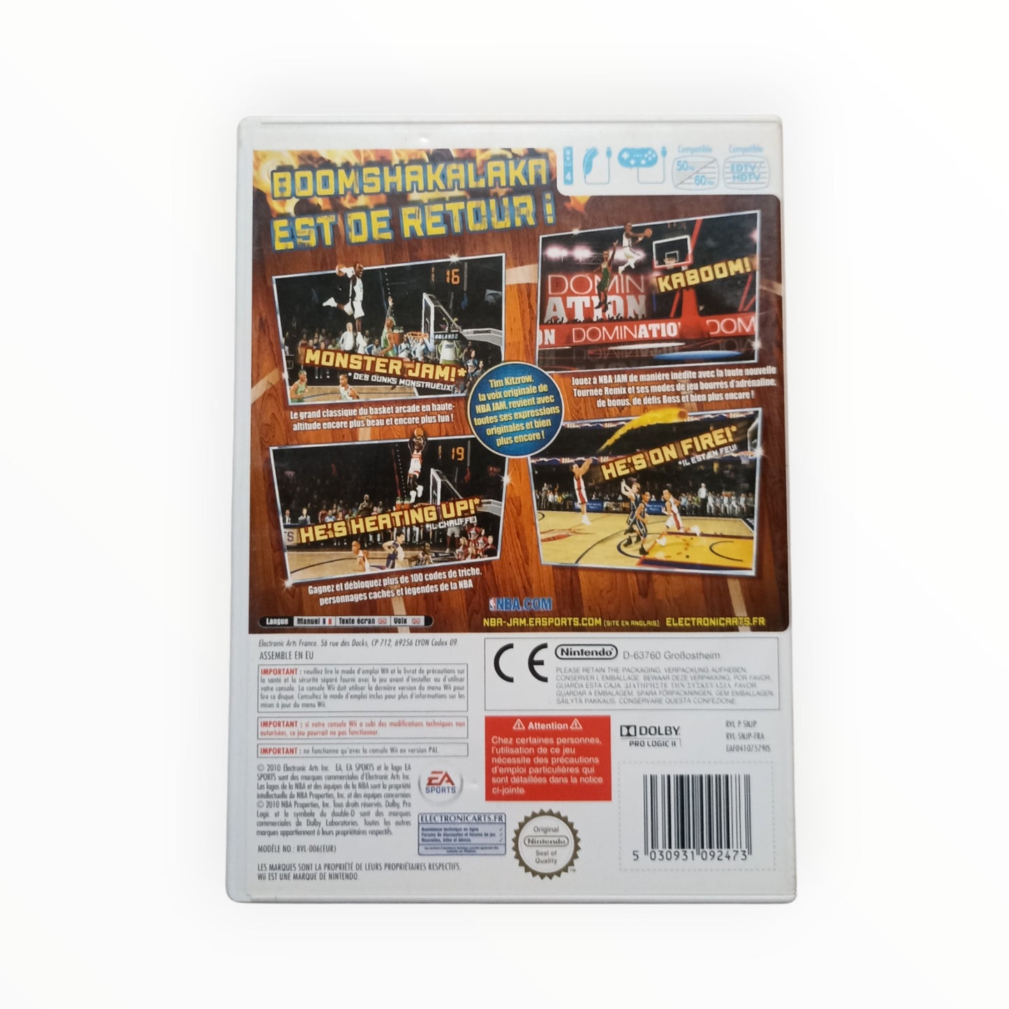 nba jam nintendo WII