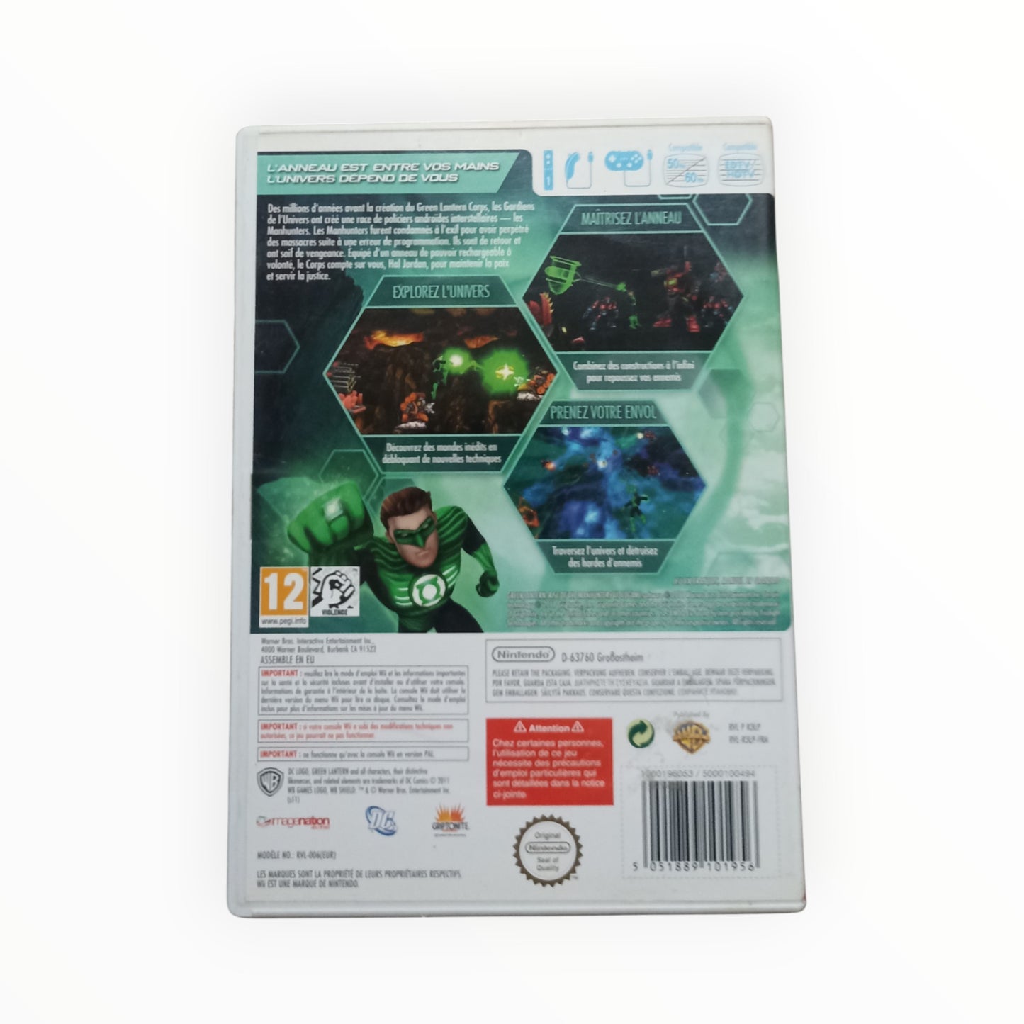 green lantern nintendo WII