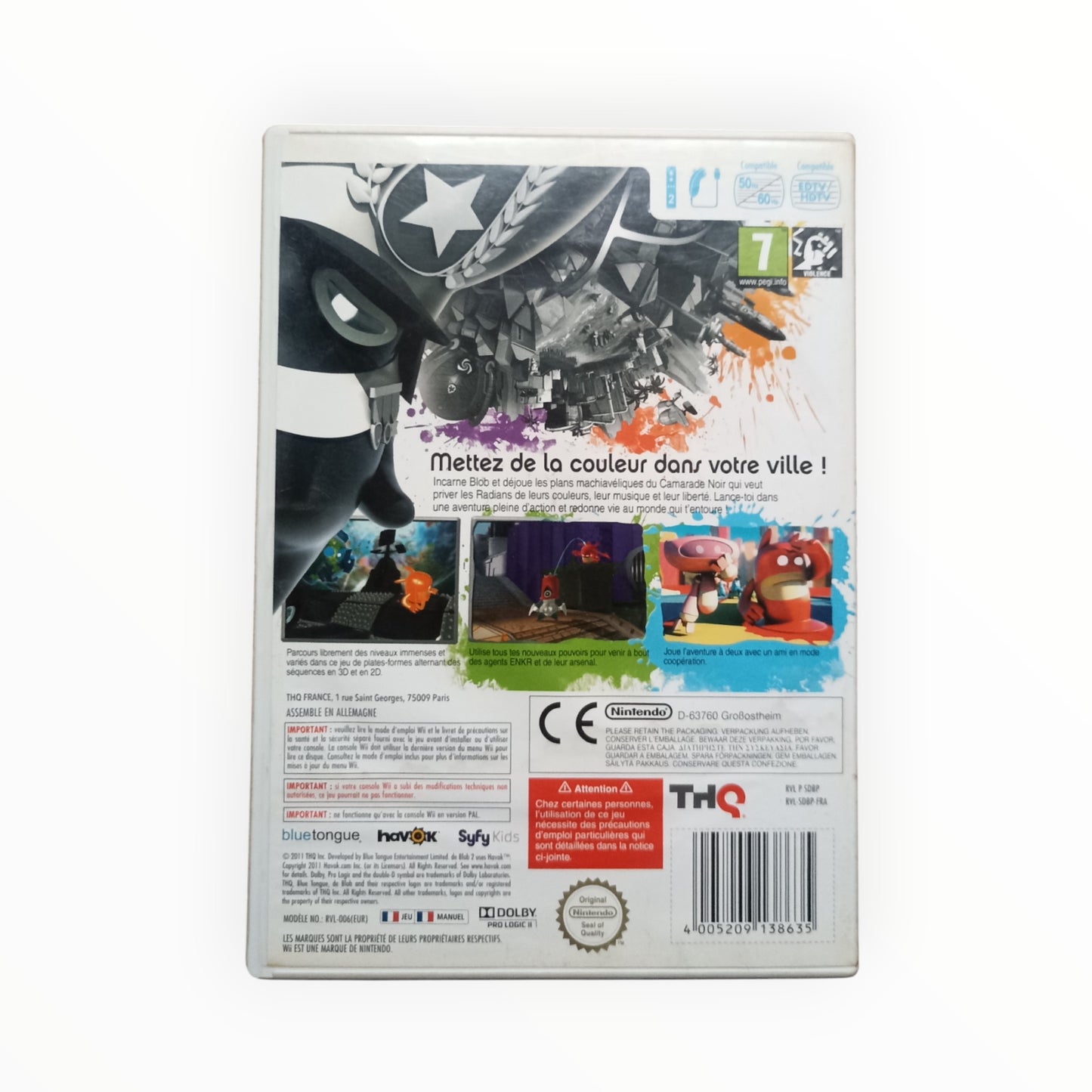 blob 2 nintendo WII