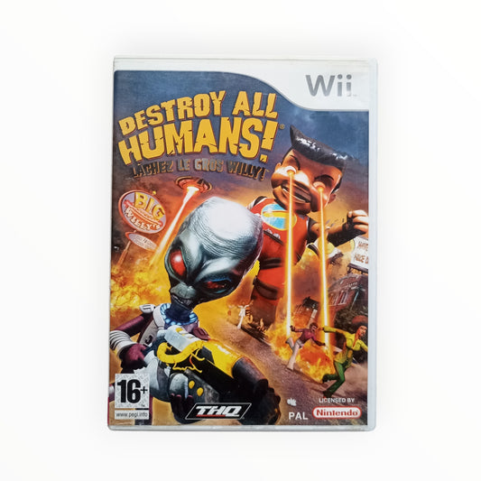 destroy all human nintendo WII