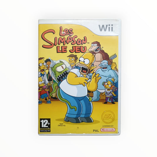 les simpson le jeu nintendo WII