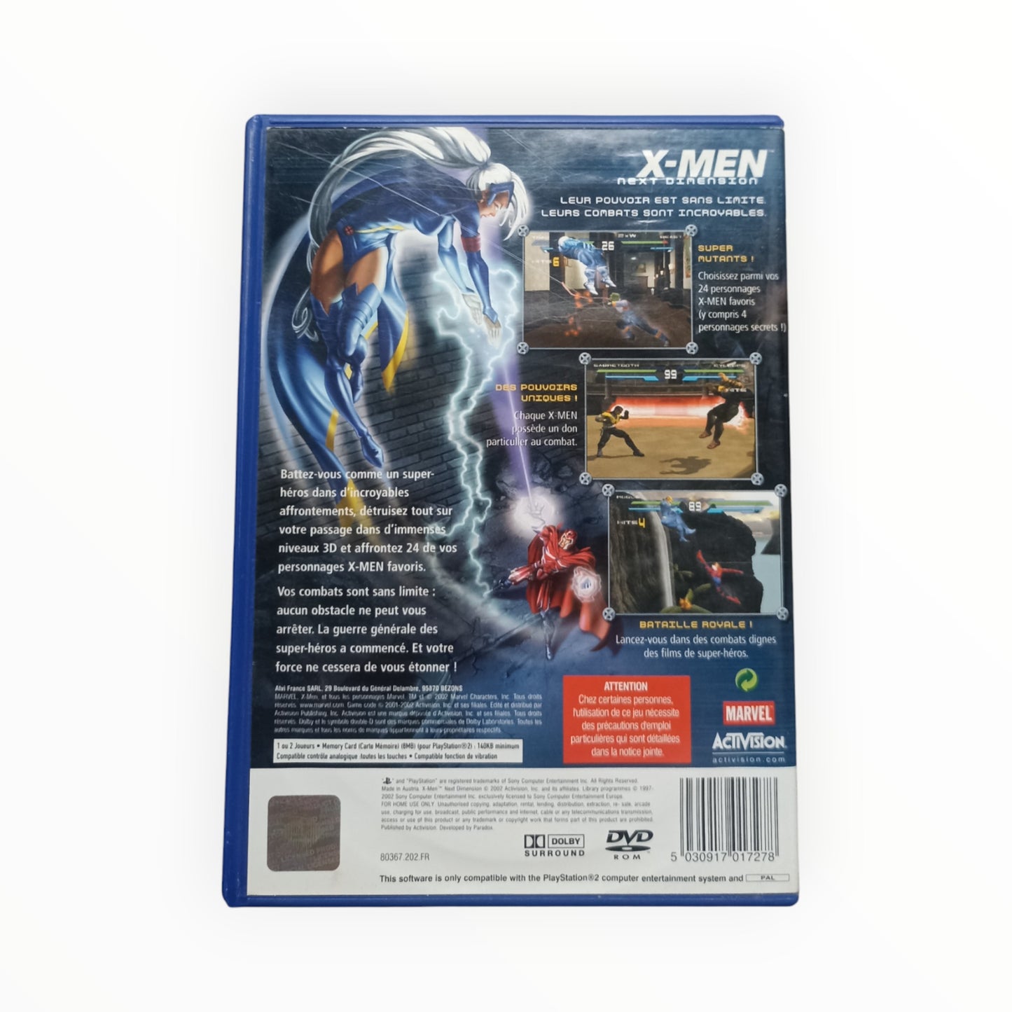 X-Men Next Dimension playstation 2 (PS2)