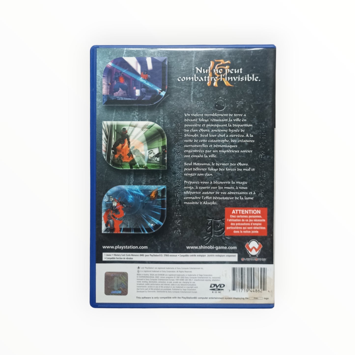 Shinobi playstation 2 (PS2)