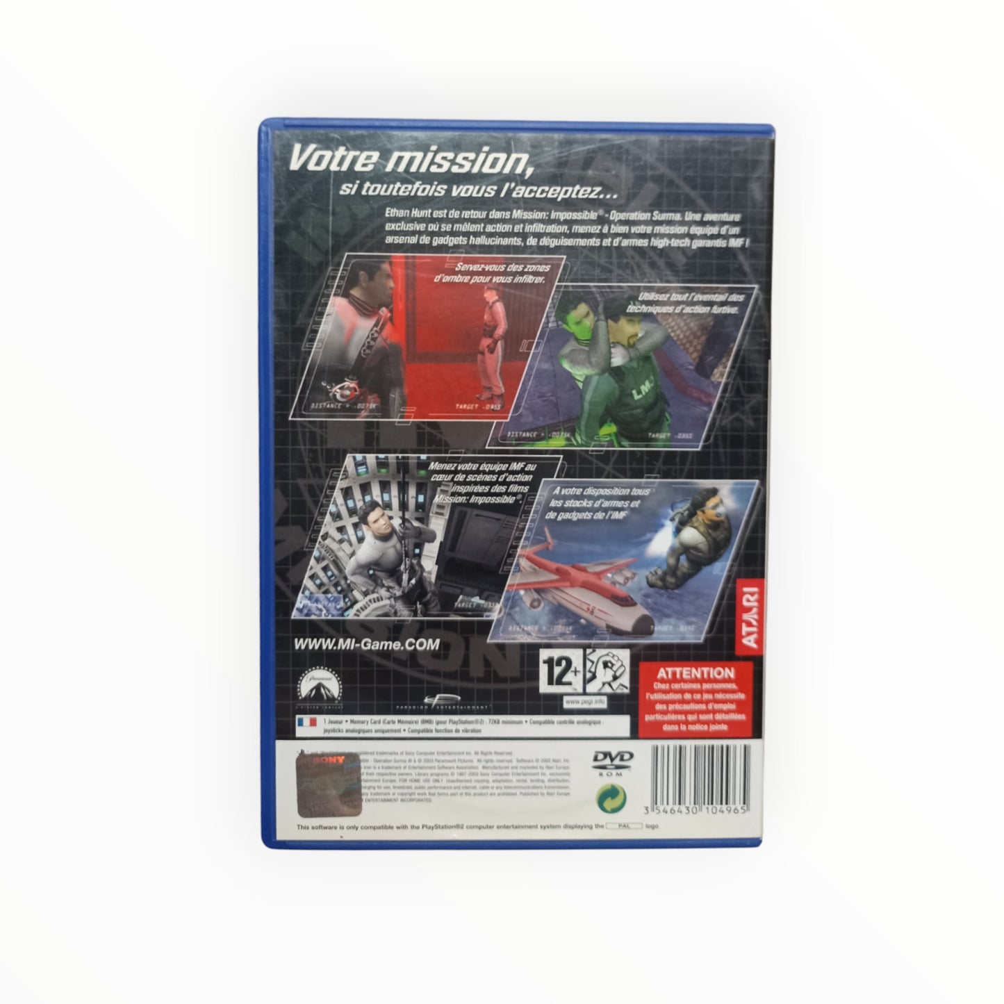 Mission : Impossible : Operation Surma playstation 2 (PS2)