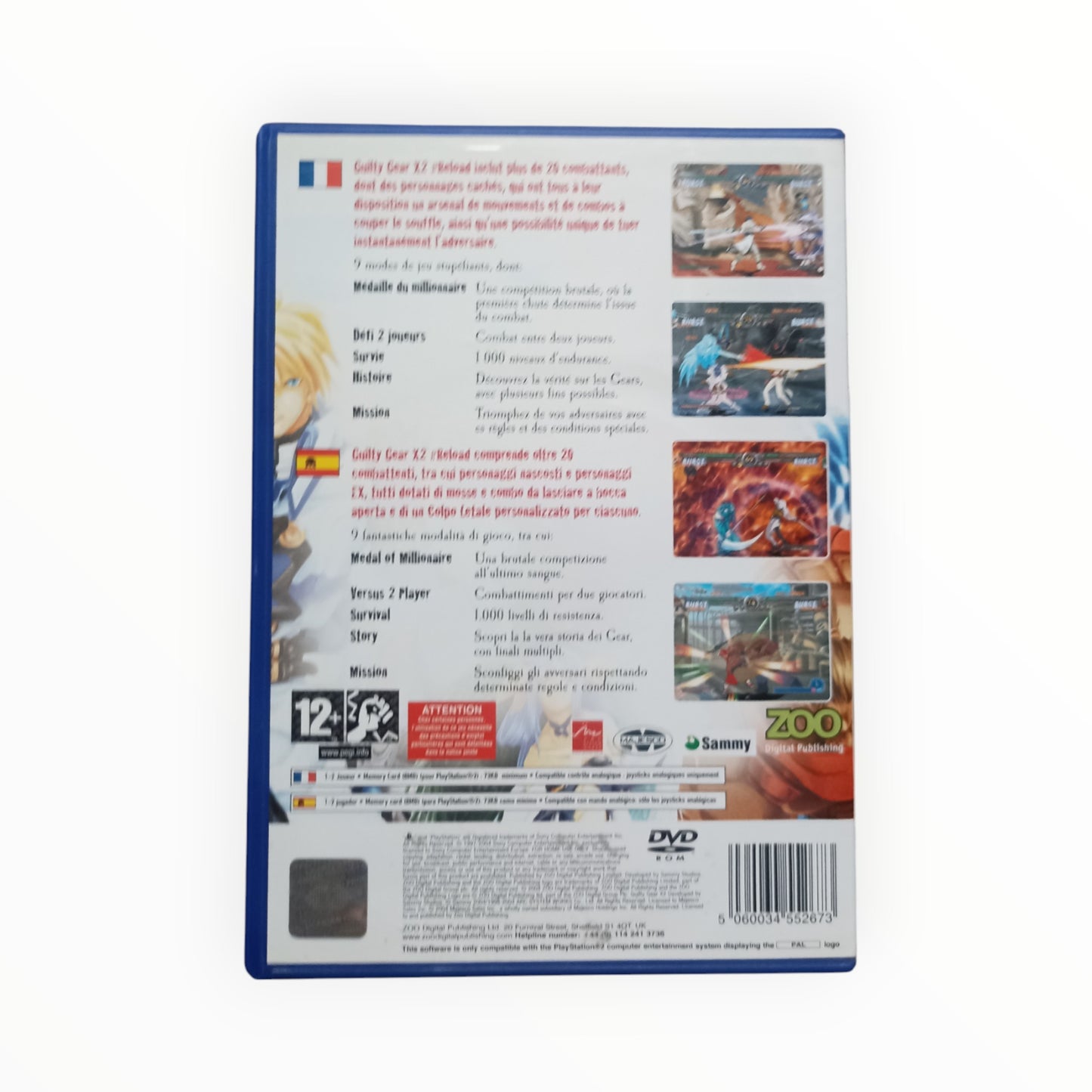 Guilty Gear X2 Reload Playstation 2 (PS2)