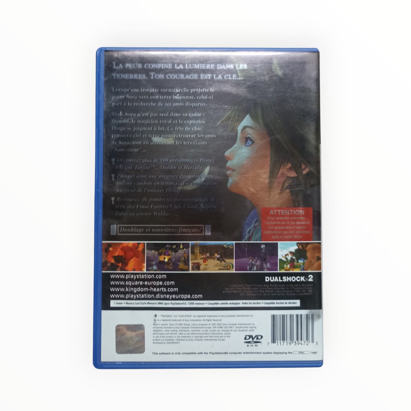 Disney Kingdom Hearts playstation 2 (PS2)