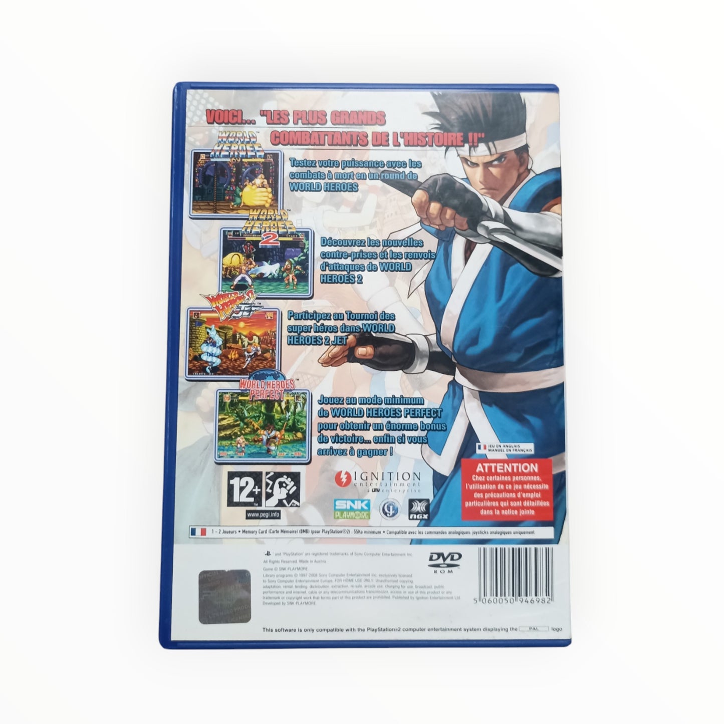 World Heroes Anthology playstation 2 (PS2)