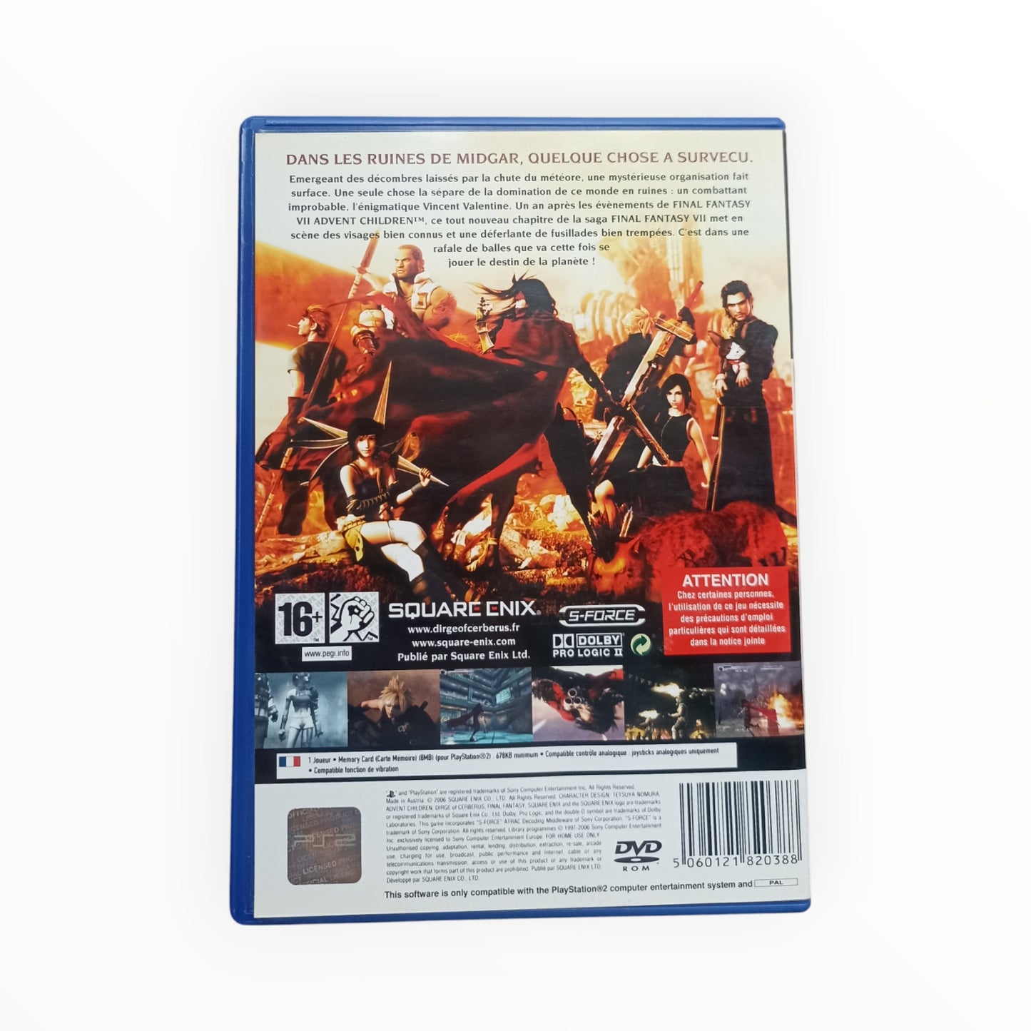 Dirge of Cerberus: Final Fantasy VII Playstation 2 (PS2)