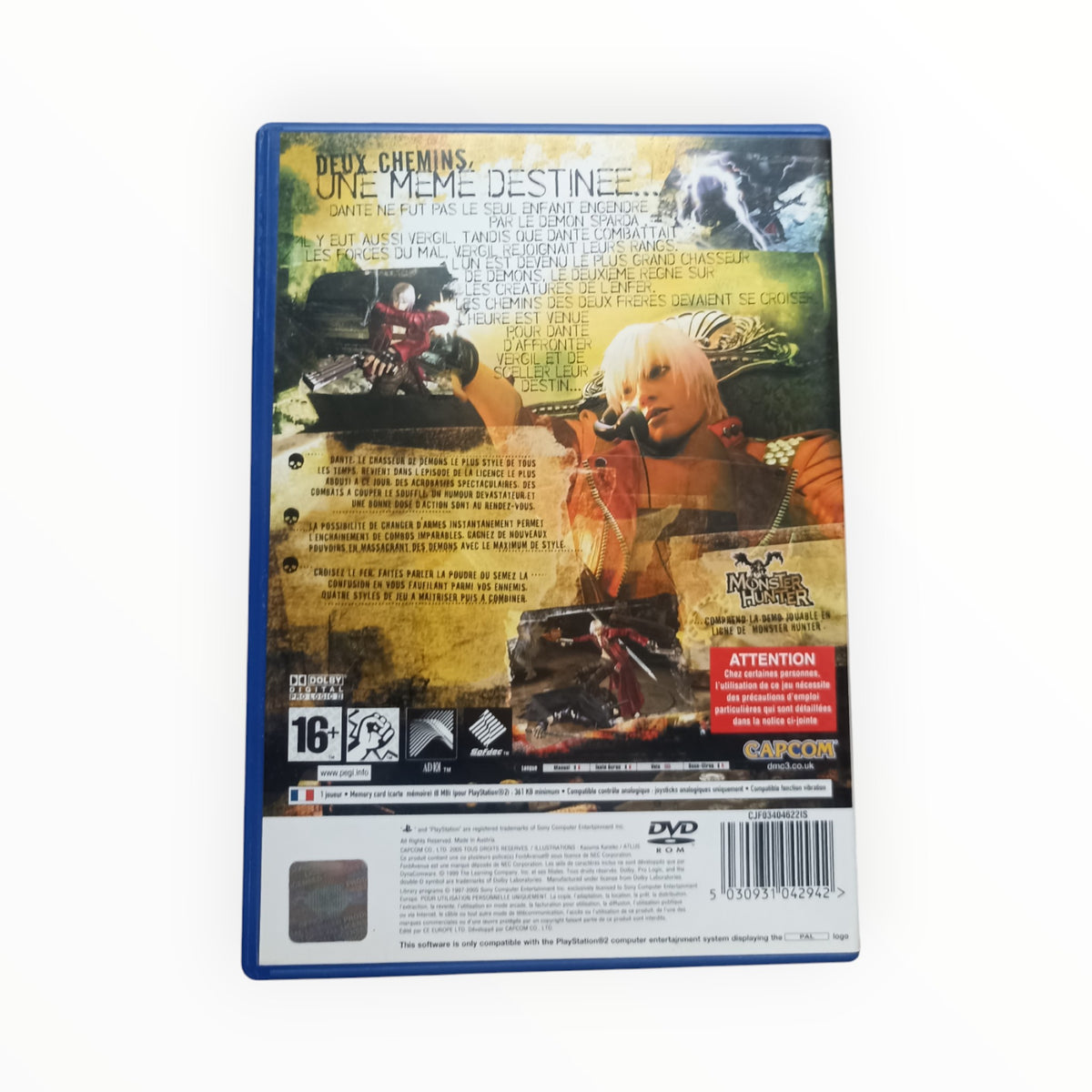 Devil May Cry 3 : L'Éveil de Dante Playstation 2 (PS2)