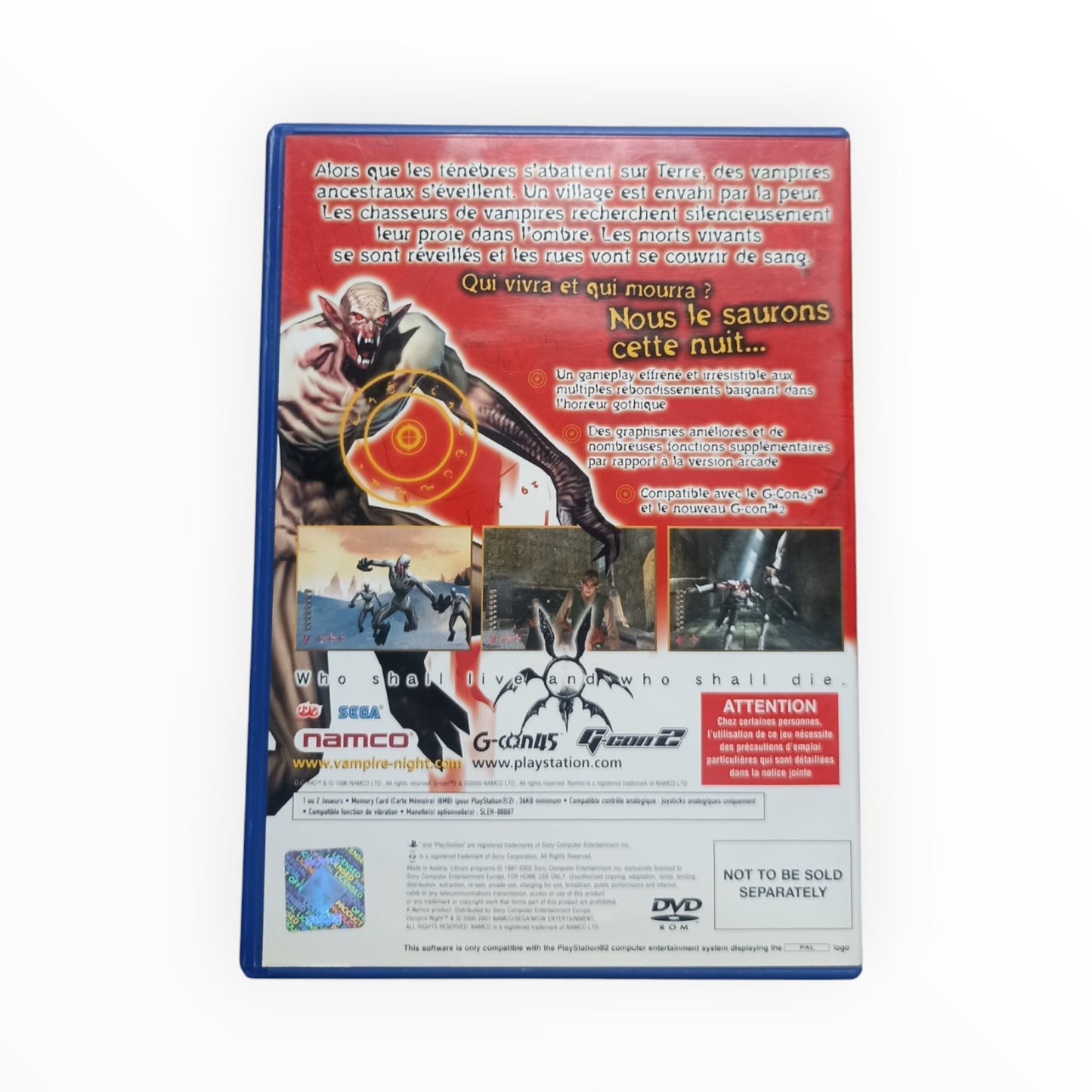 Vampire Night playstation 2 (PS2)