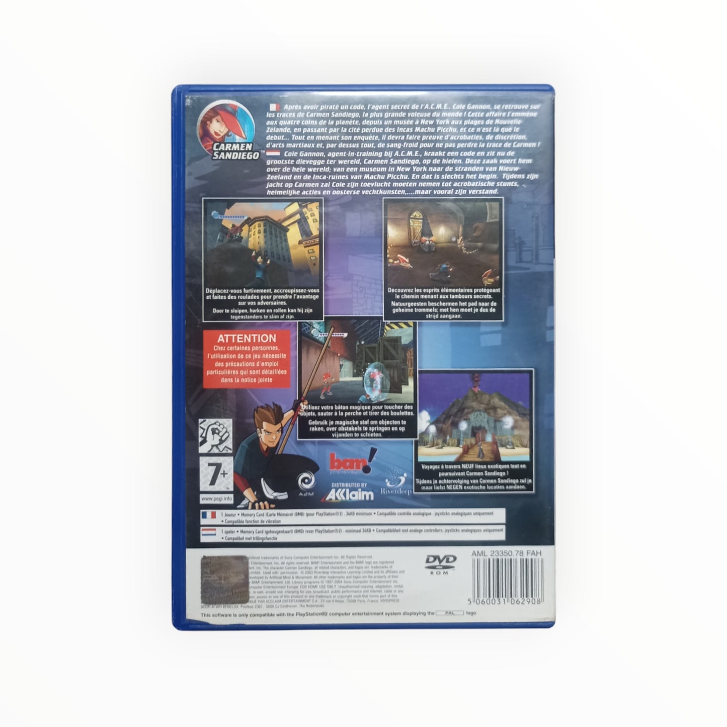 Carmen Sandiego : Le Secret des Tamtam Volés playstation 2 (PS2)