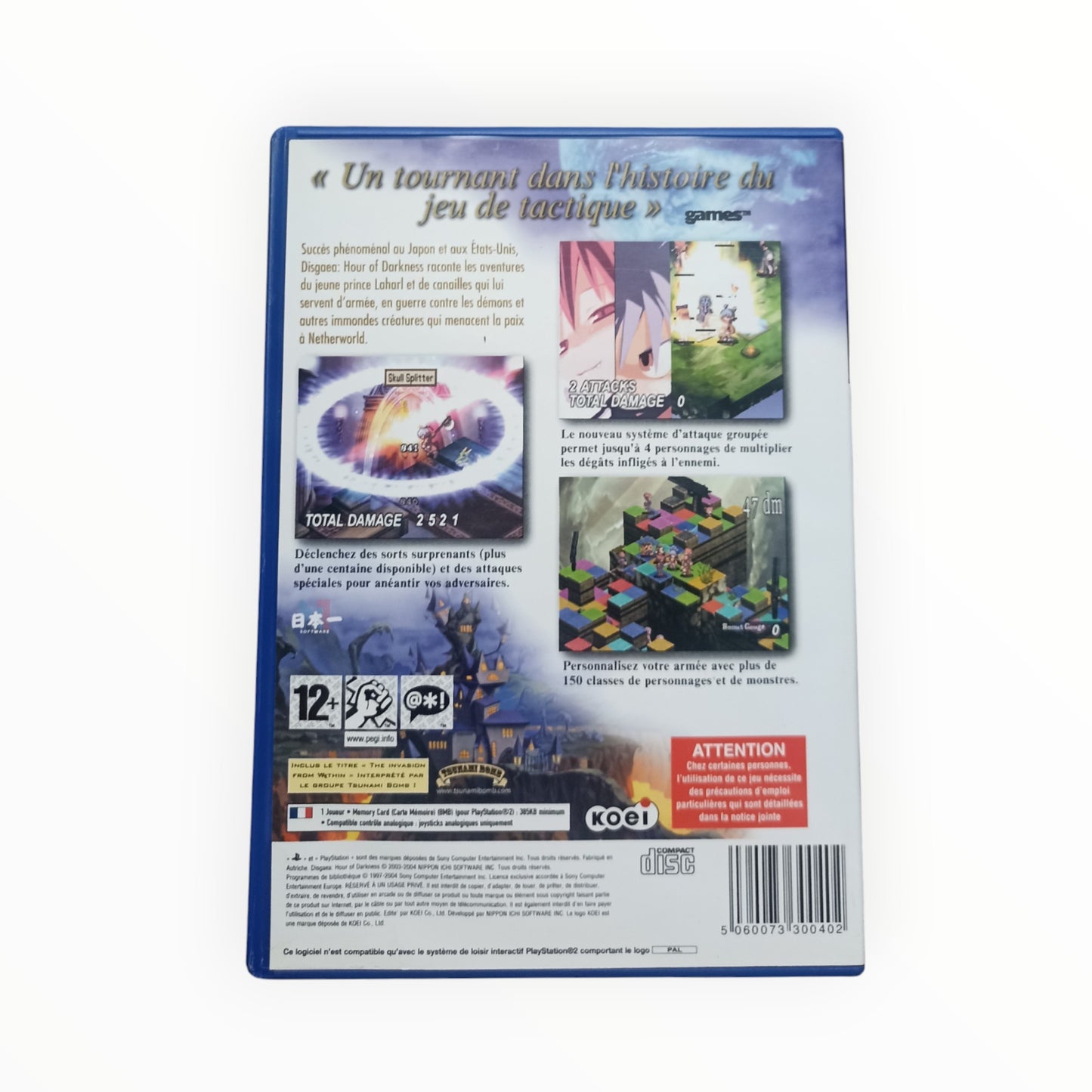 Disgaea : Hour of Darkness Playstation 2 (PS2)