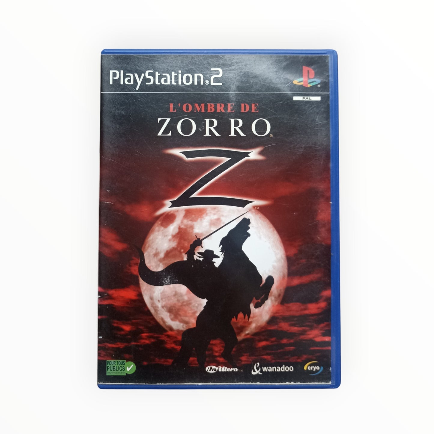 L'ombre de Zorro playstation 2 (PS2)