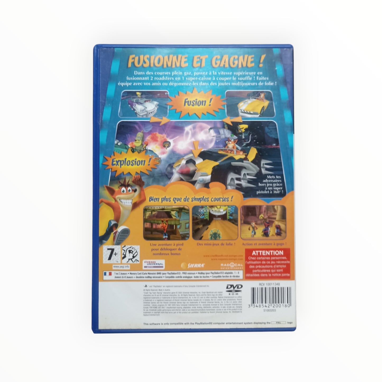 Crash Tag Team Racing Playstation 2 (PS2)