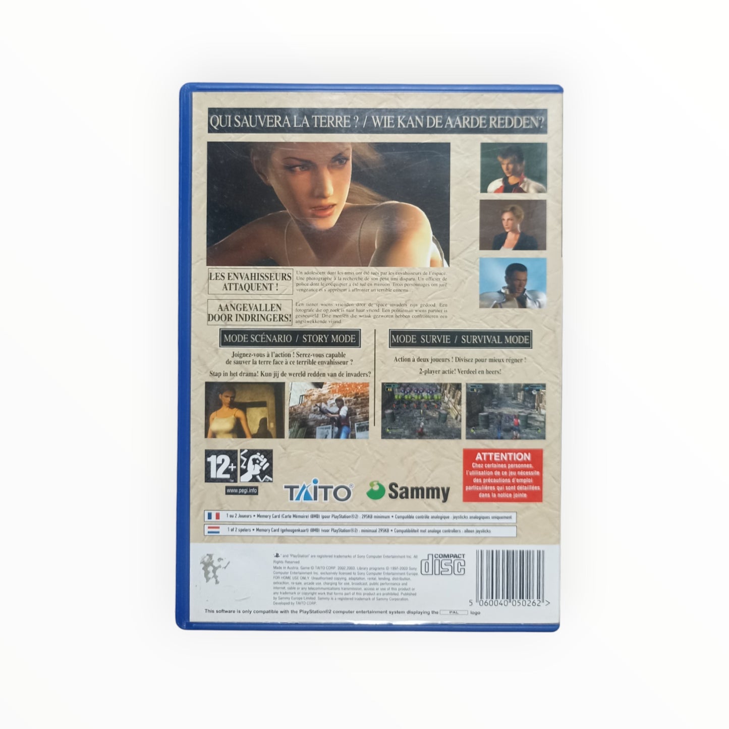 Space Invaders : Invasion day  playstation 2 (PS2)