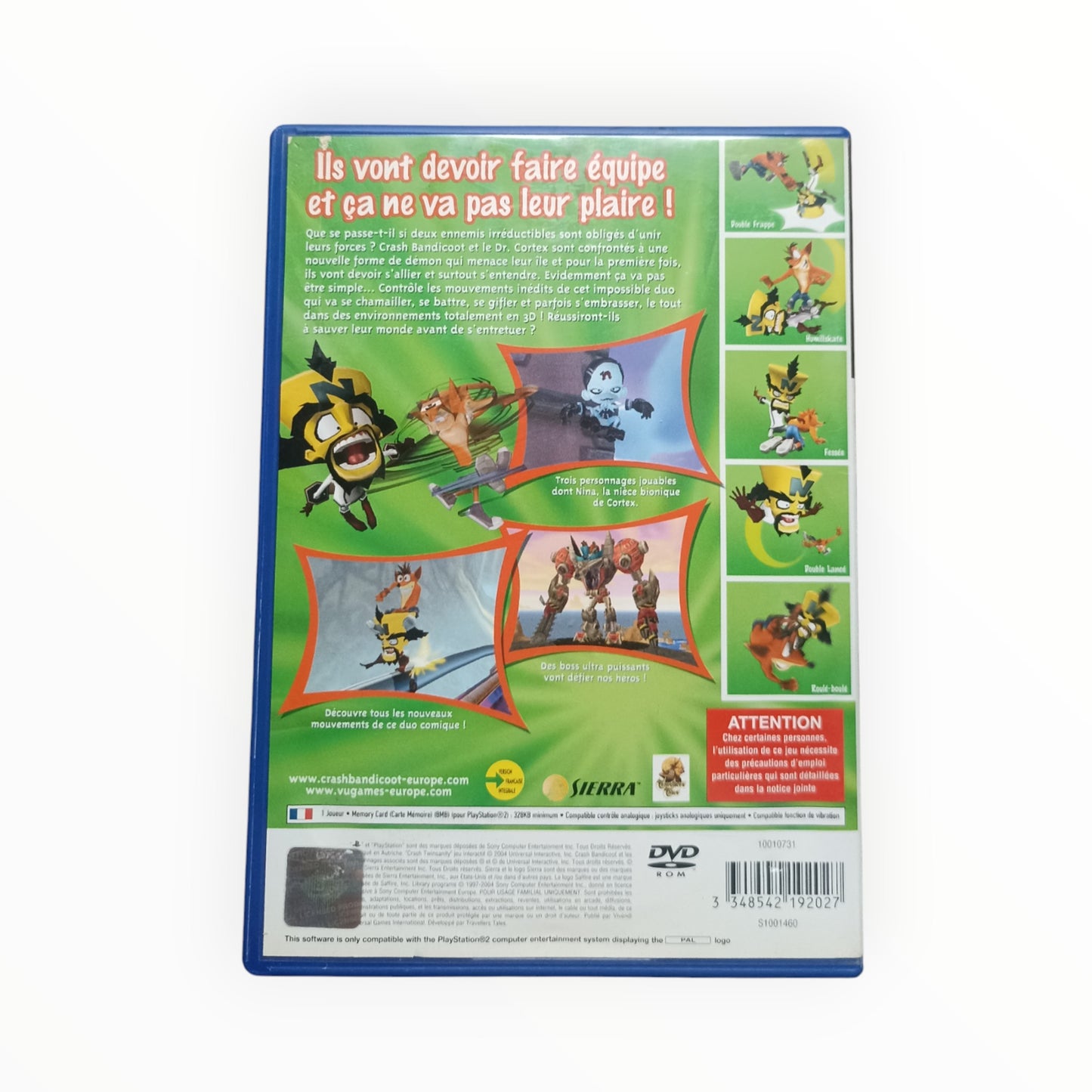 Crash Twinsanity playstation 2 (PS2)