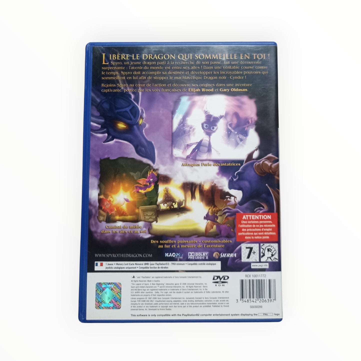 The Legend of Spyro : A New Beginning playstation 2 (PS2)