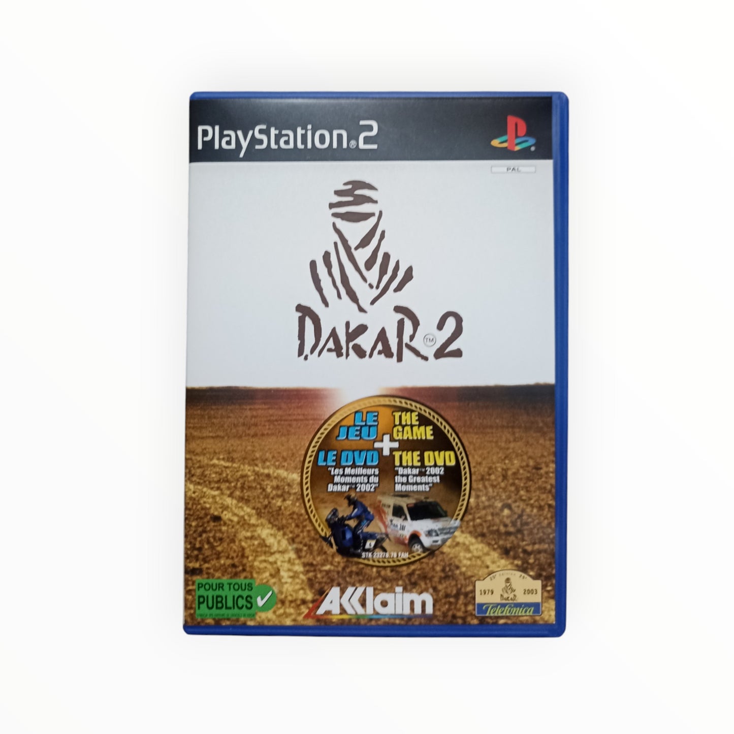Dakar 2 Pack + DVD Collector Cartonnée playstation 2 (PS2)