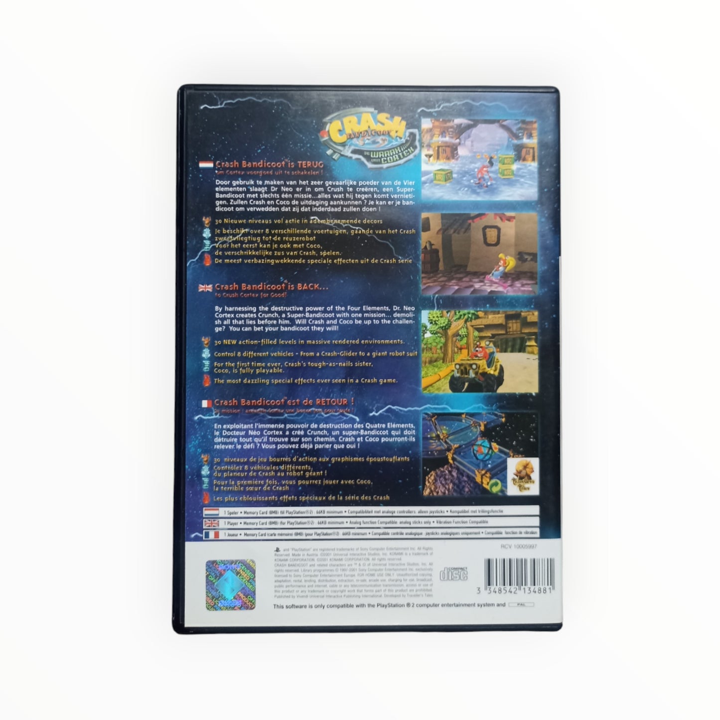 Crash Bandicoot - La revanche de Cortex playstation 2 (PS2)