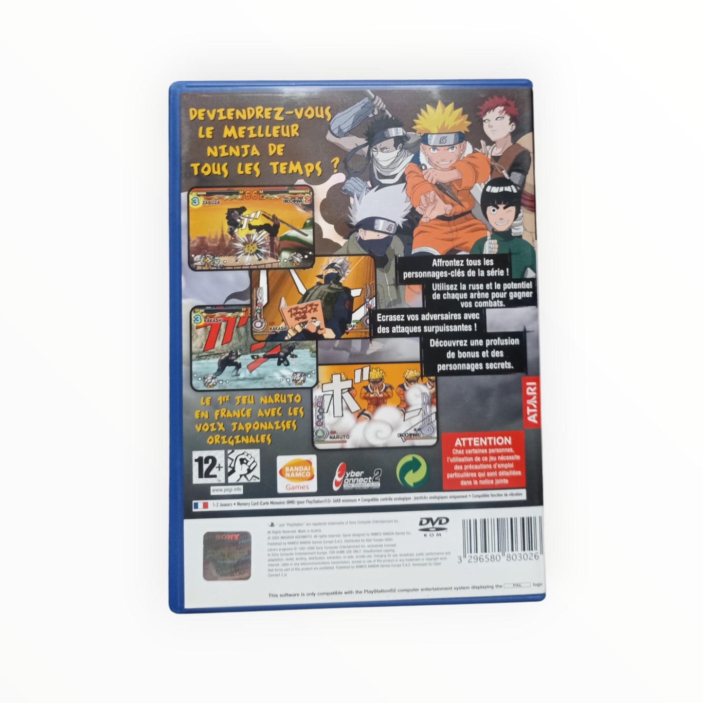 Naruto : Ultimate Ninja Collector playstation 2 (PS2) PACK