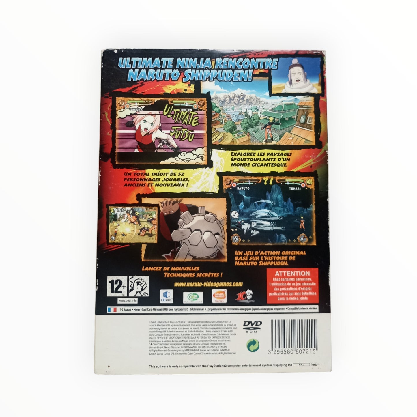 Naruto Shippuden : Ultimate Ninja 4 playstation 2 (PS2) Pack