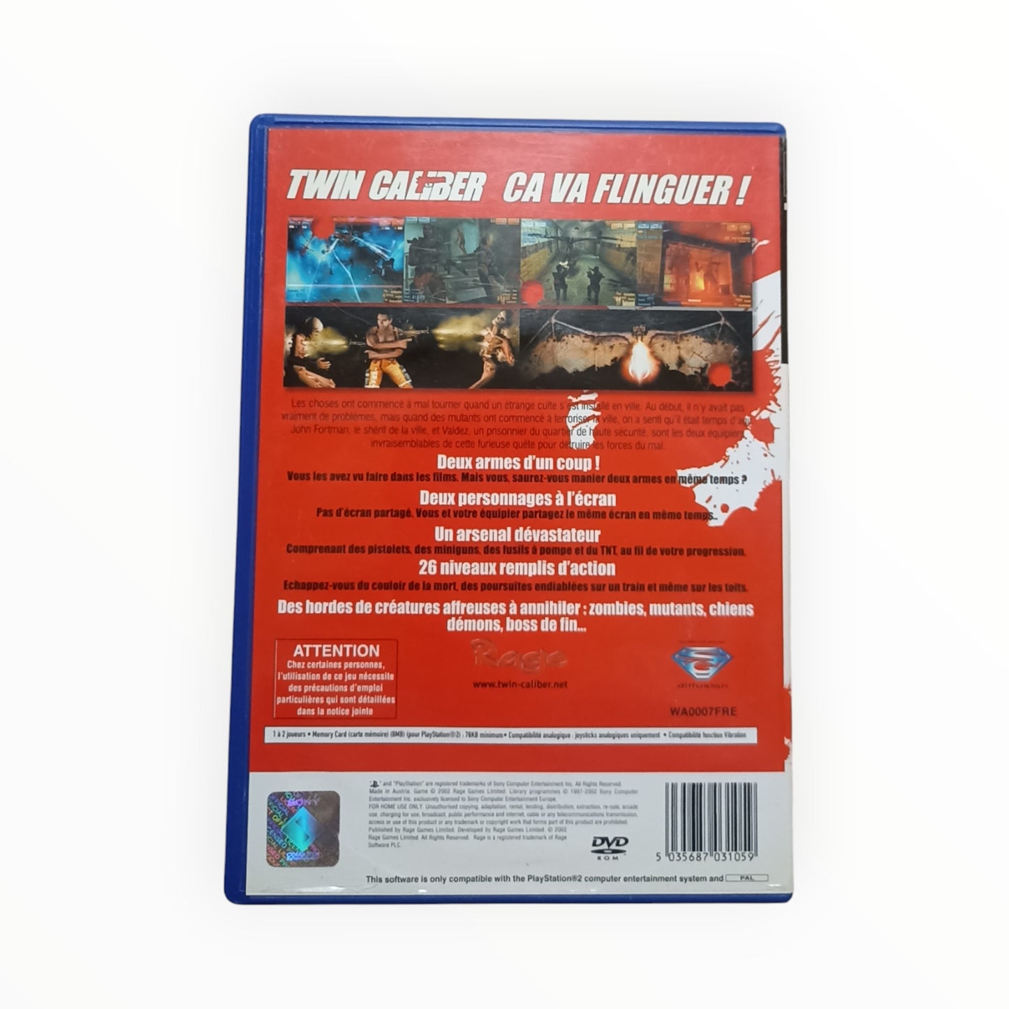 Twin Caliber playstation 2 (PS2)