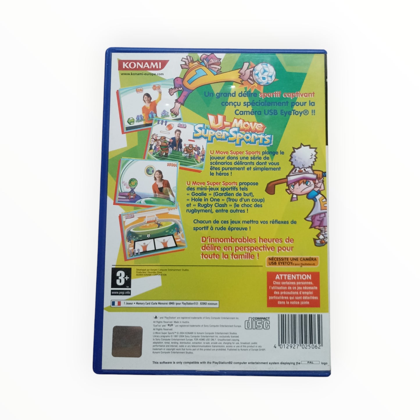 U-Move Super Sports playstation 2 (PS2)