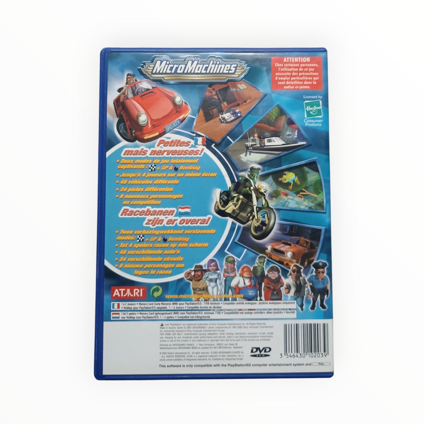 Micro machines playstation 2 (PS2)