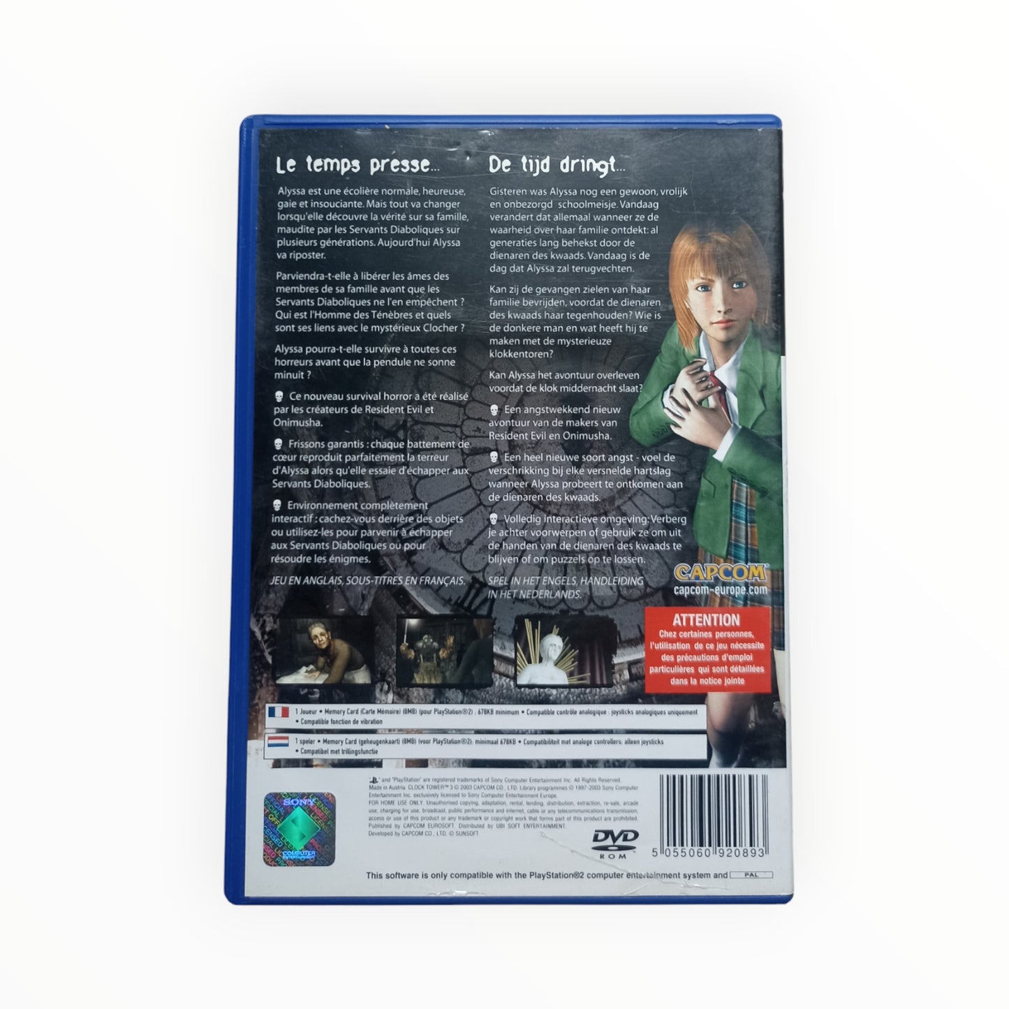 Clock Tower 3 Playstation 2 (PS2)