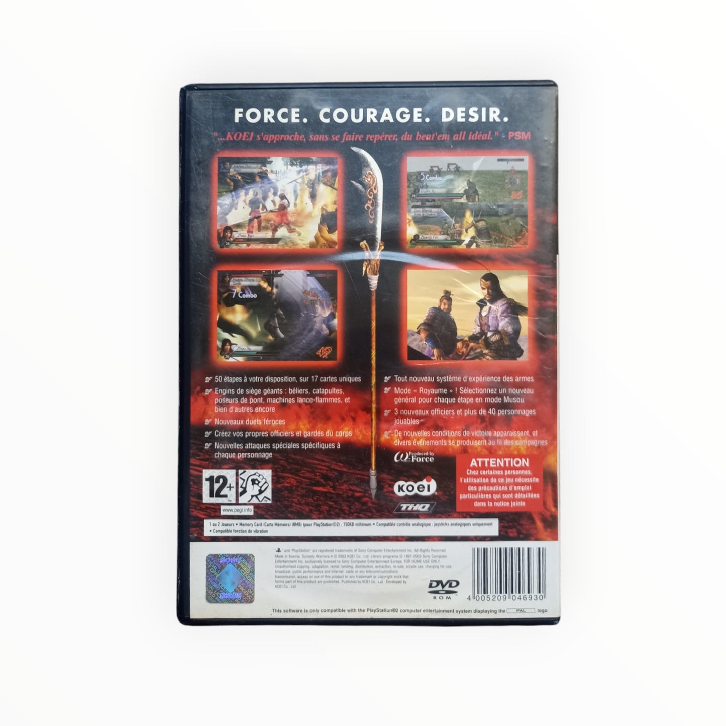 Dynasty Warriors 4 playstation 2 (PS2)
