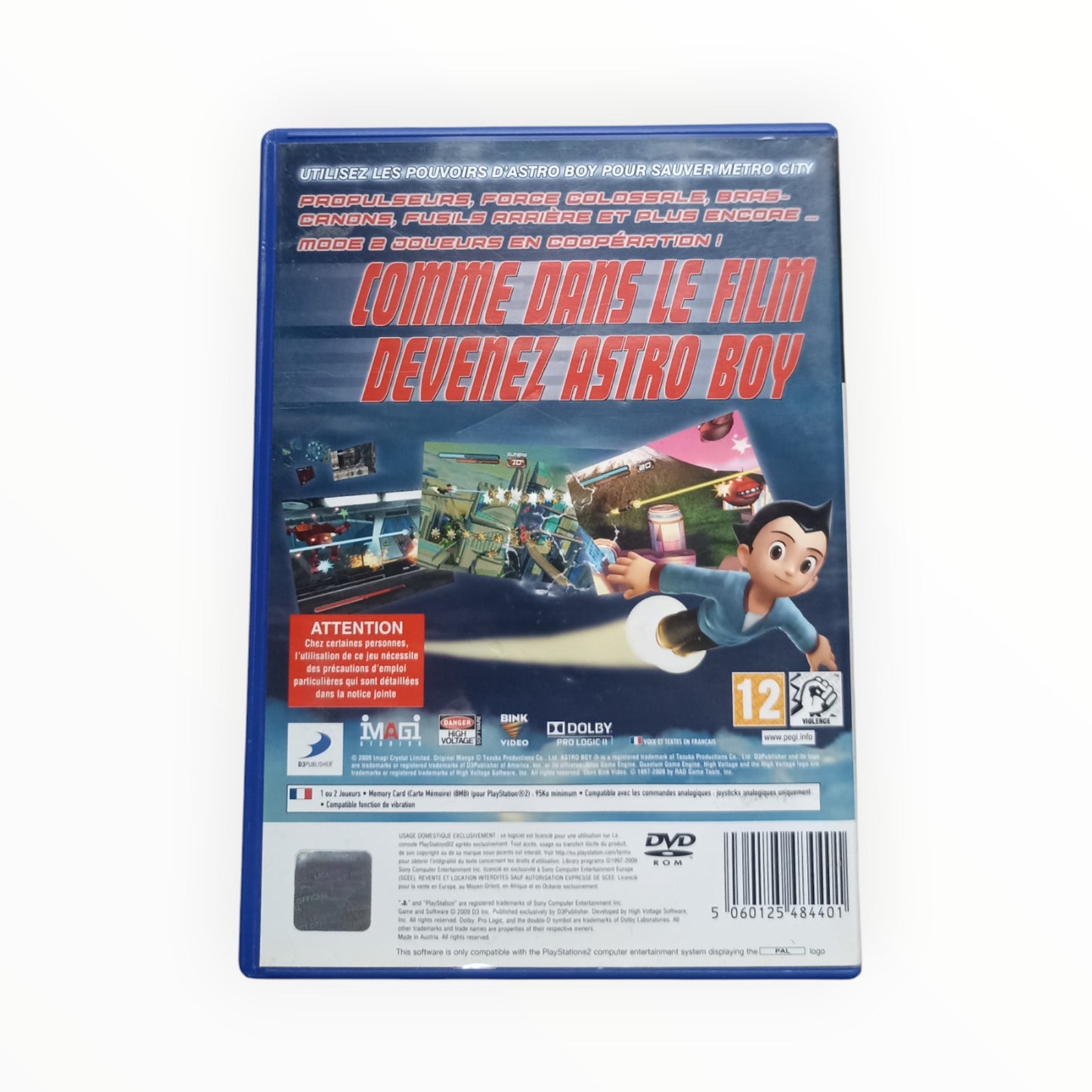 Astro Boy the Videogame playstation 2 (PS2)