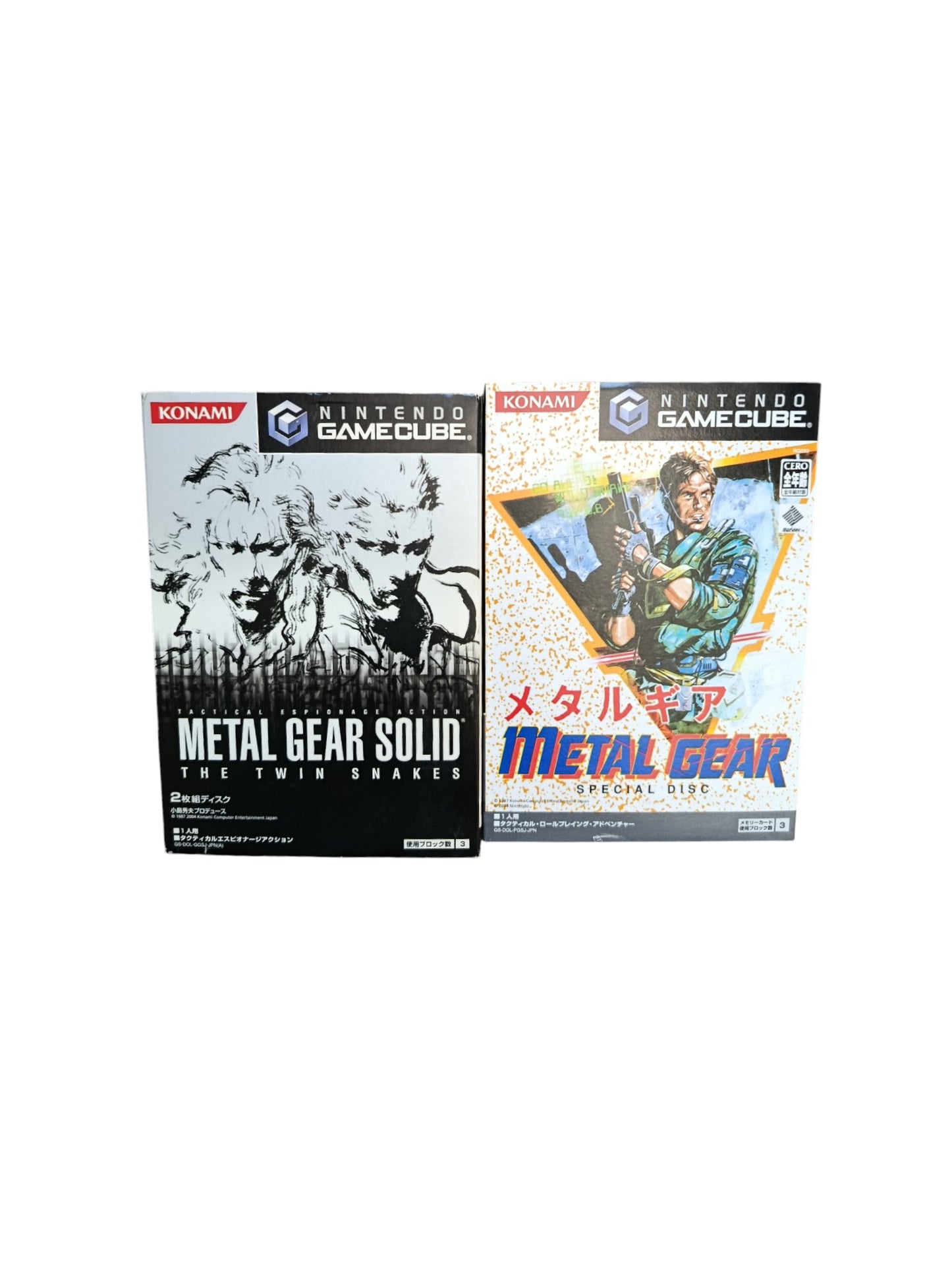 PACK Console GameCube METAL GEARS SOLID JAP