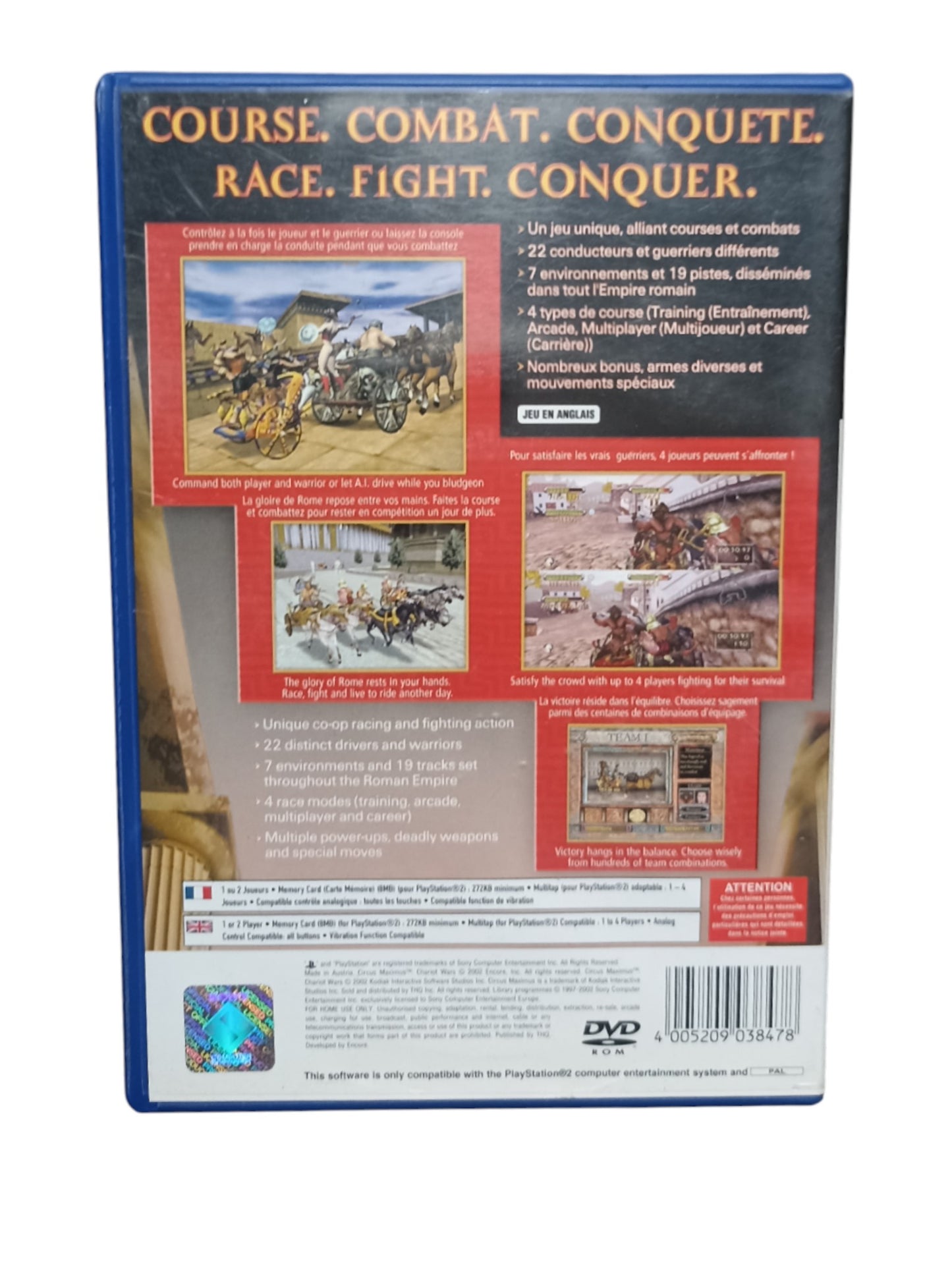 Circus Maximus playstation 2 (PS2)