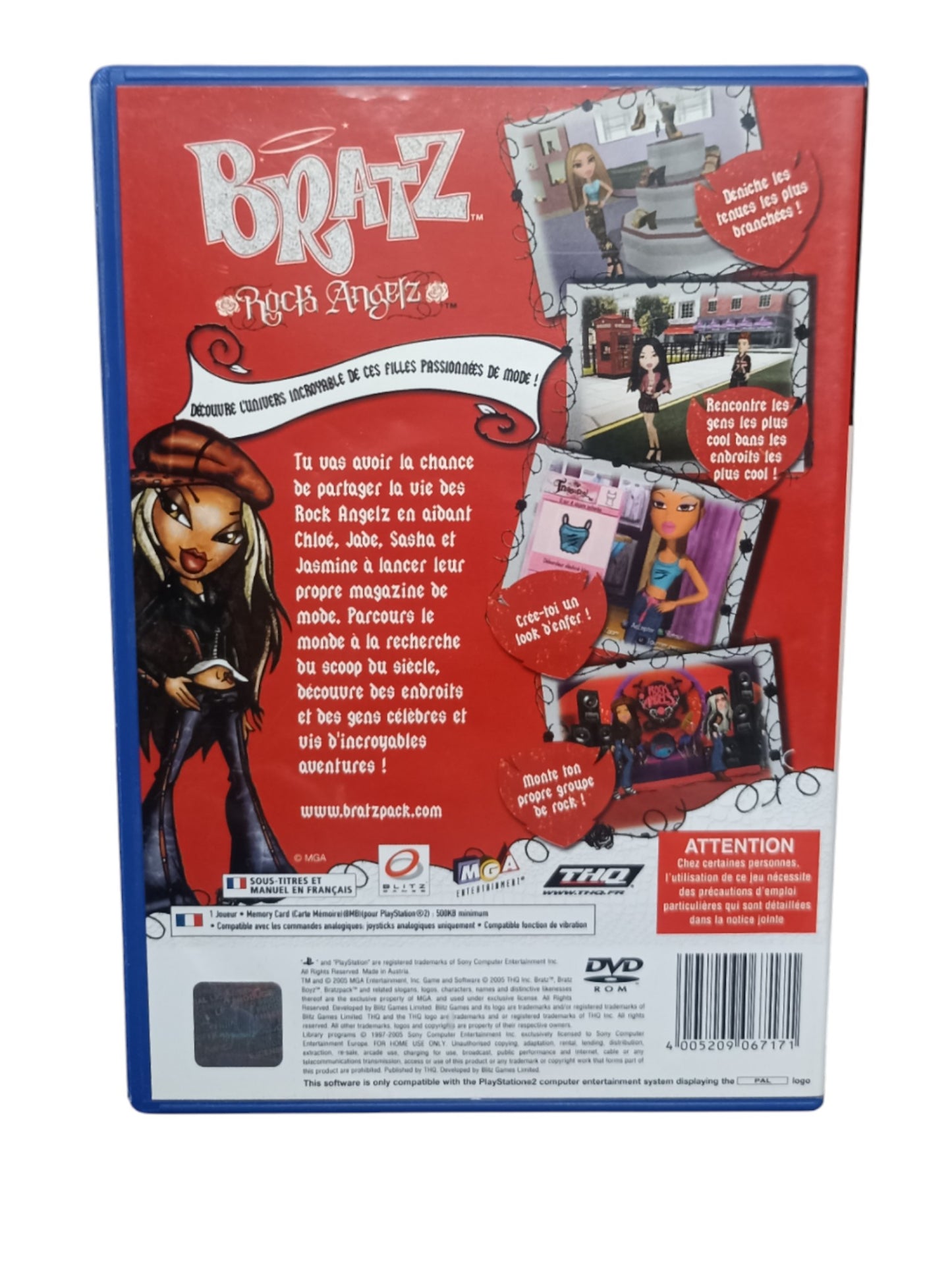 Bratz Rock Angelz playstation 2 (PS2)