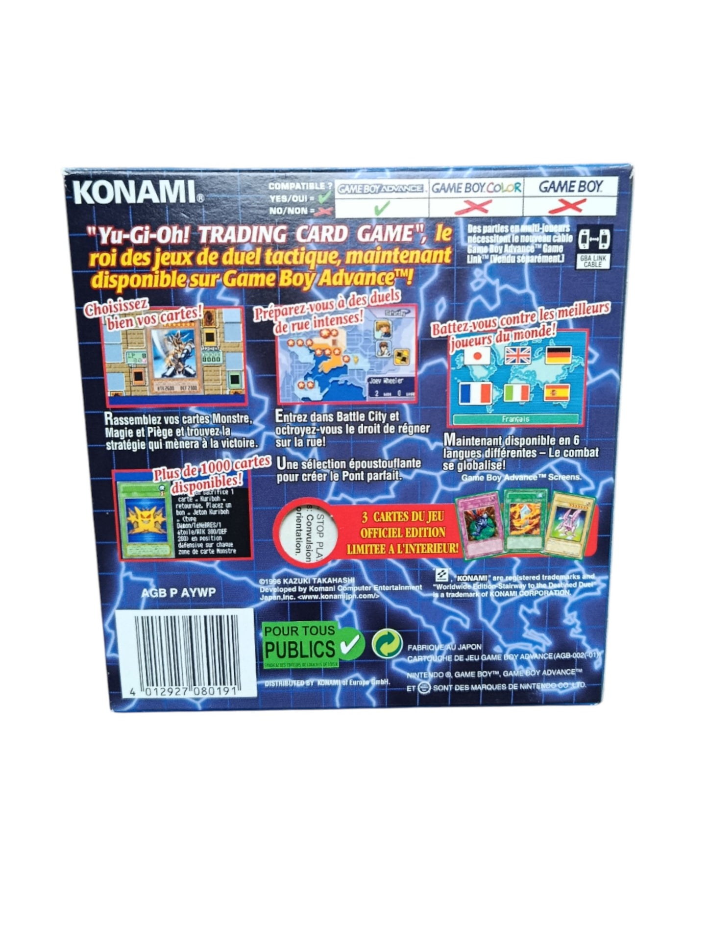 Yu-Gi-Oh Worldwide Edition Game Boy Advance (GBA)