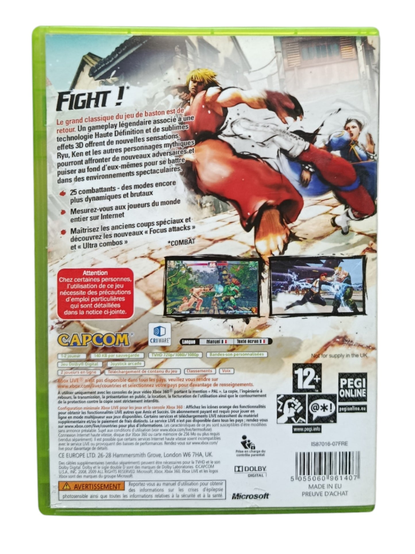 Street Fighter IV Xbox 360