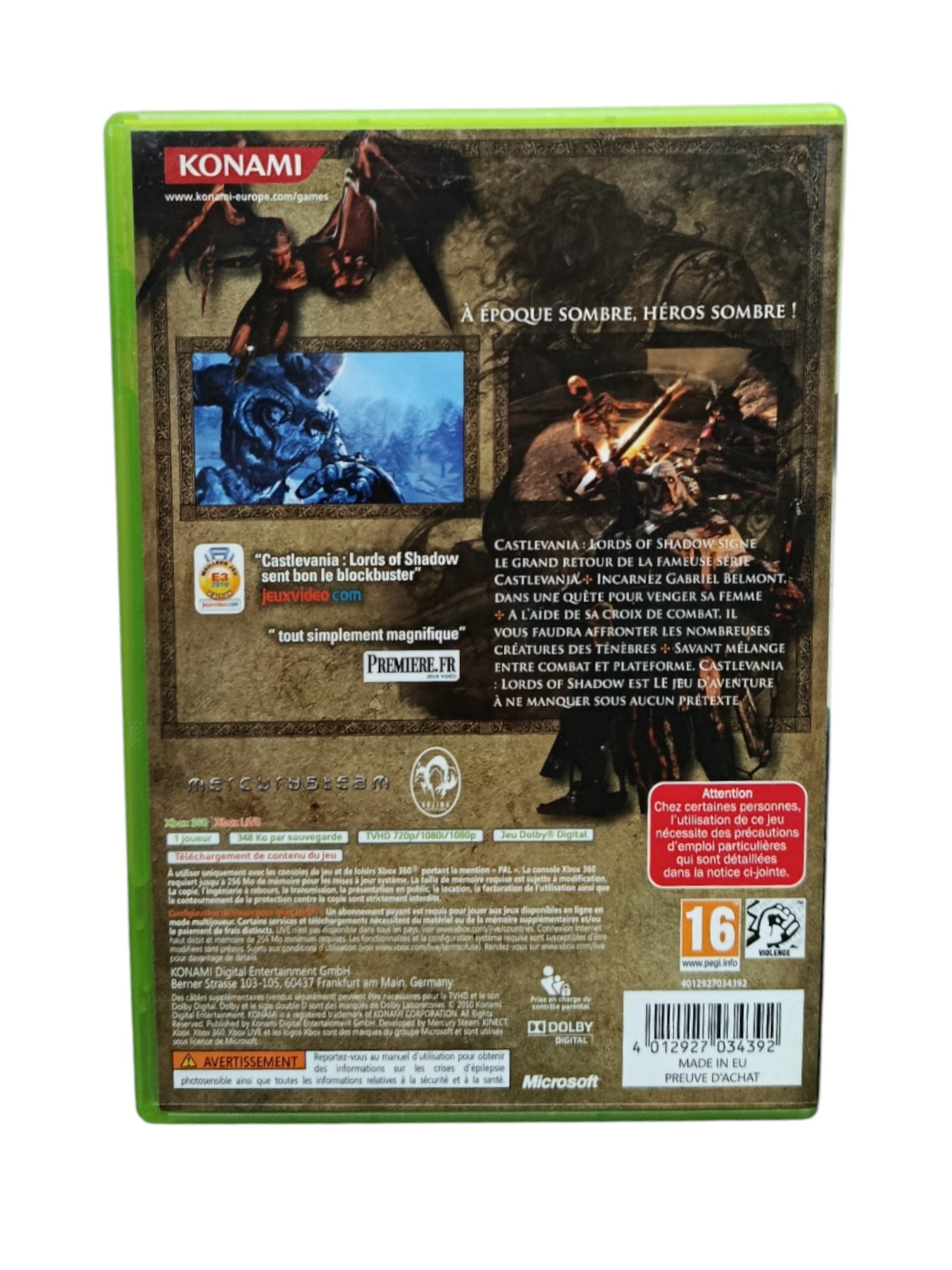 Castlevania : Lords Of Shadow Xbox 360