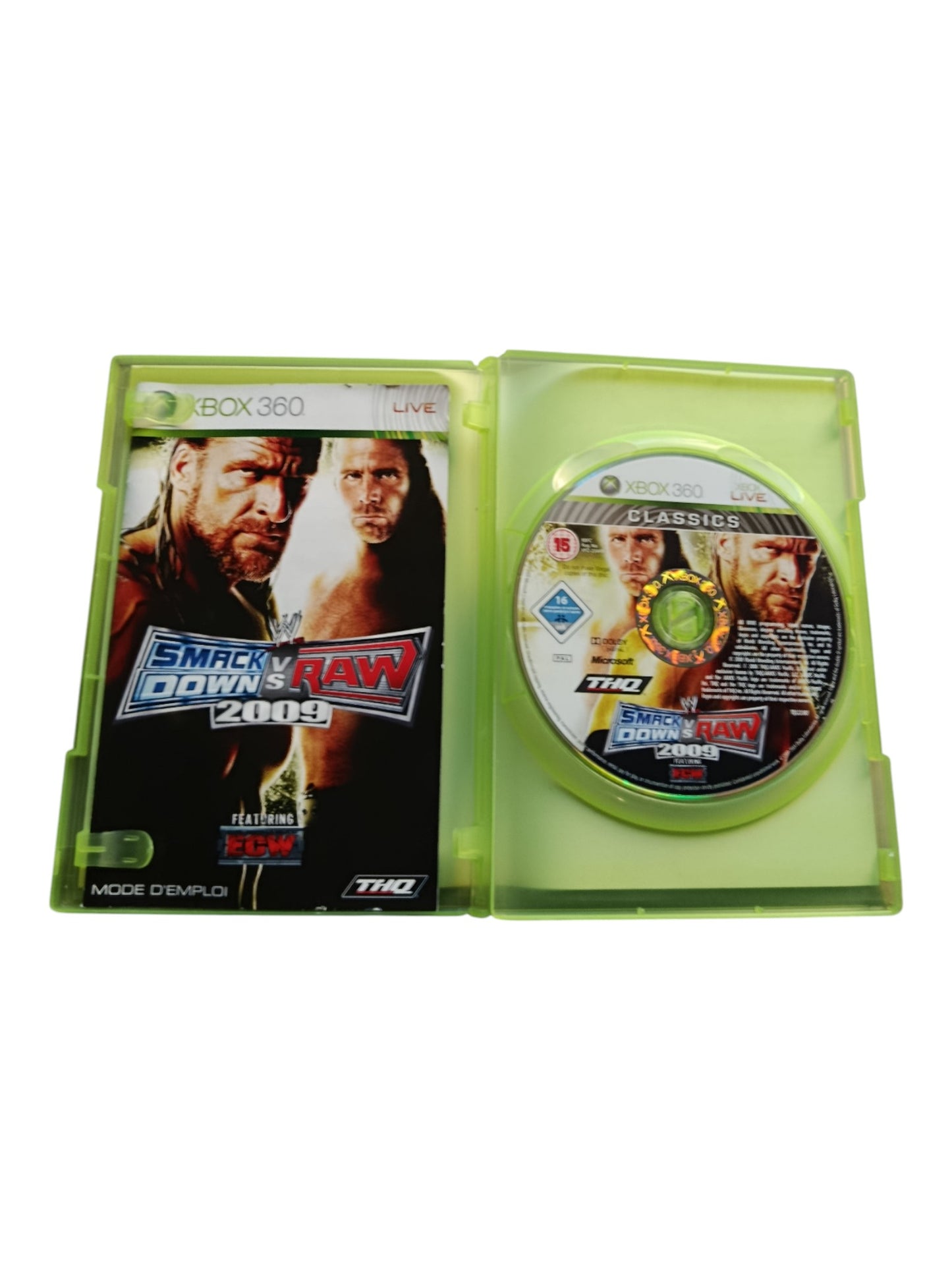 Smack Down VS RAW 2009 Version Classics Xbox 360