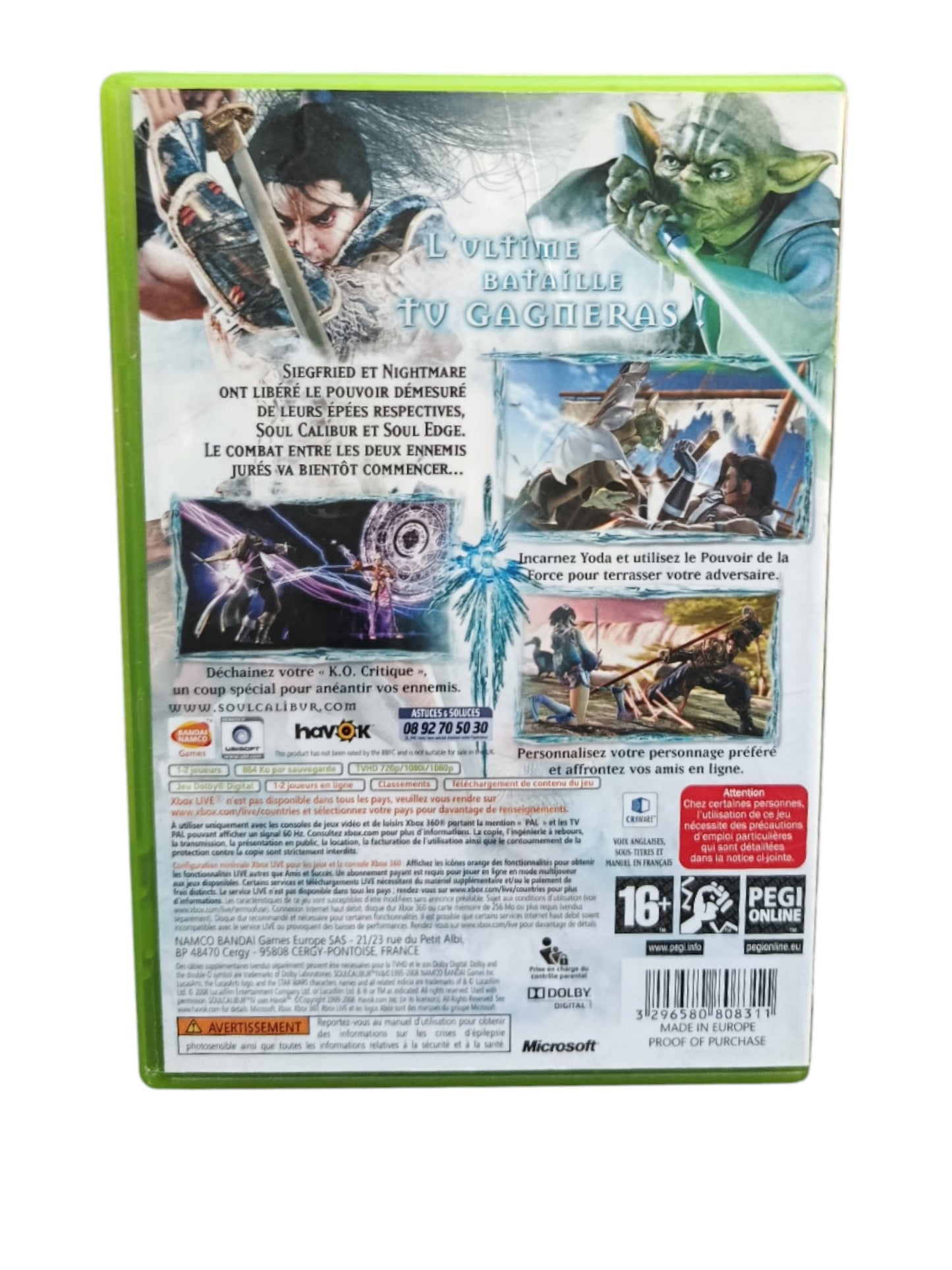 Soul Calibur IV Xbox 360 Version Classics