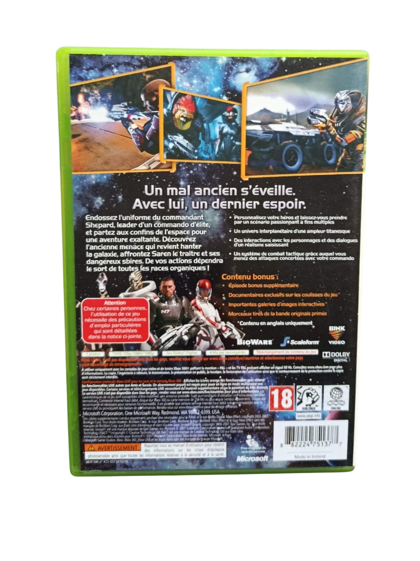 Mass Effect Xbox 360 Version Classics