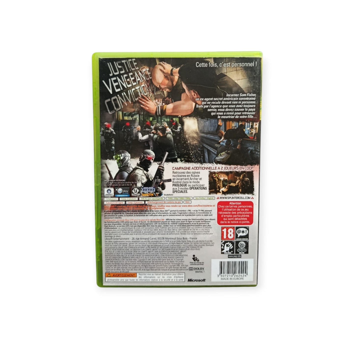 Splinter Cell Conviction Xbox 360