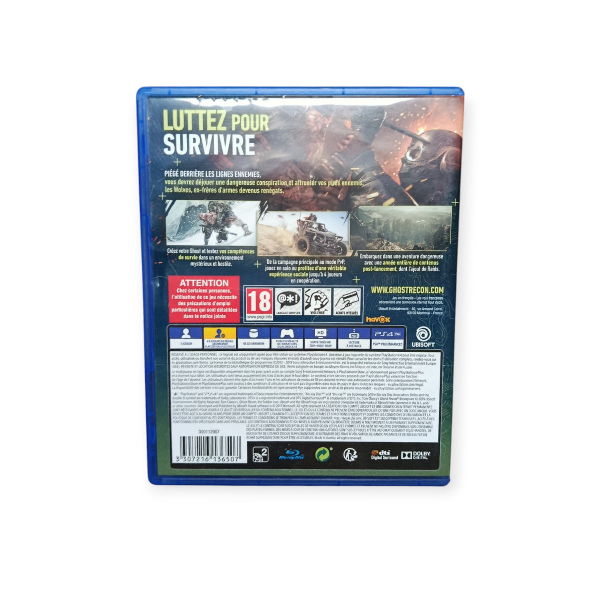 Ghost Recon Breakpoint playstation 4 (PS4)