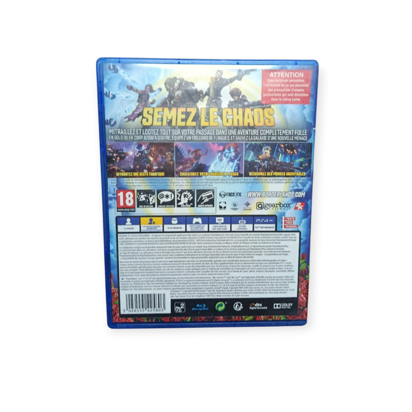 Borderlands 3 playstation 4 (PS4)