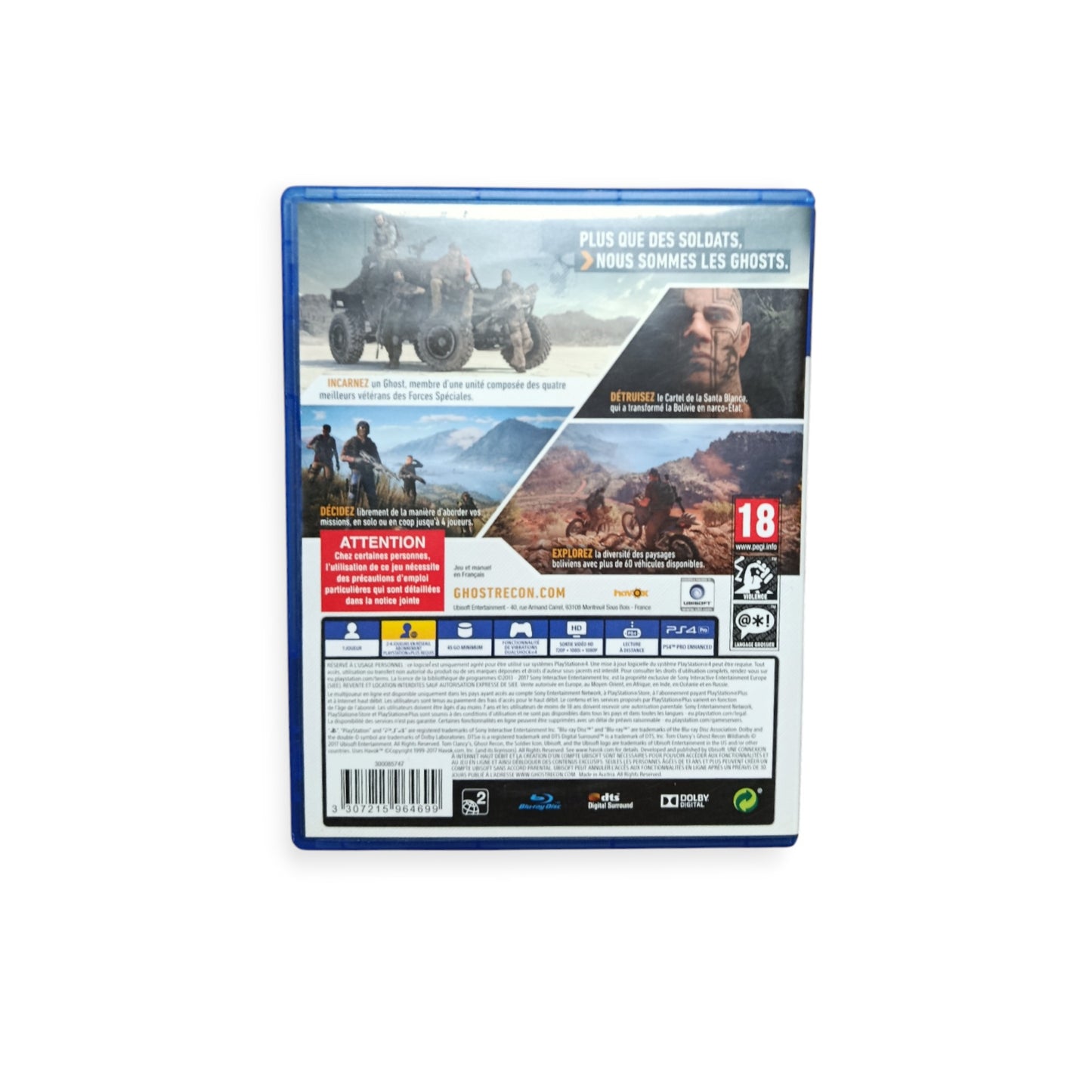 Tom Clancy's Ghost Recon Wildlands playstation 4 (PS4)