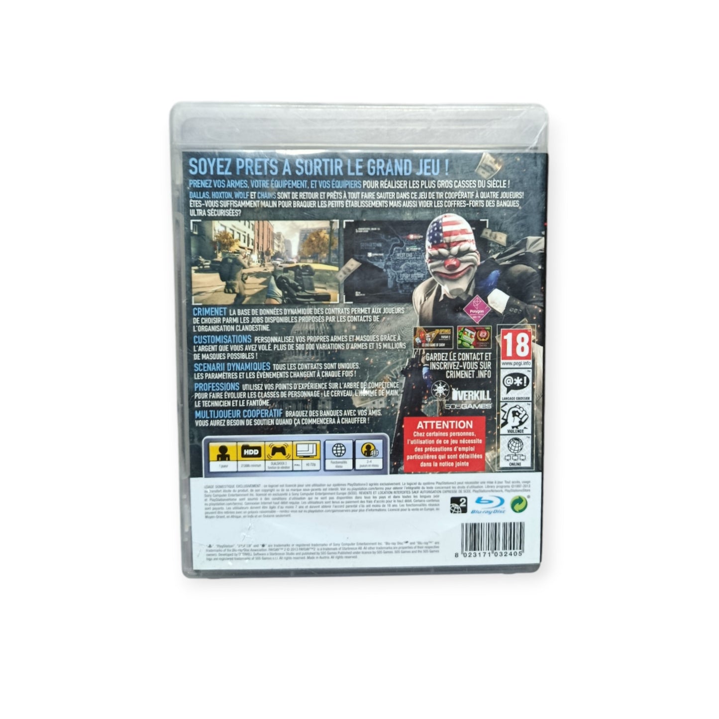 Payday 2 Playstation 3 (PS3)