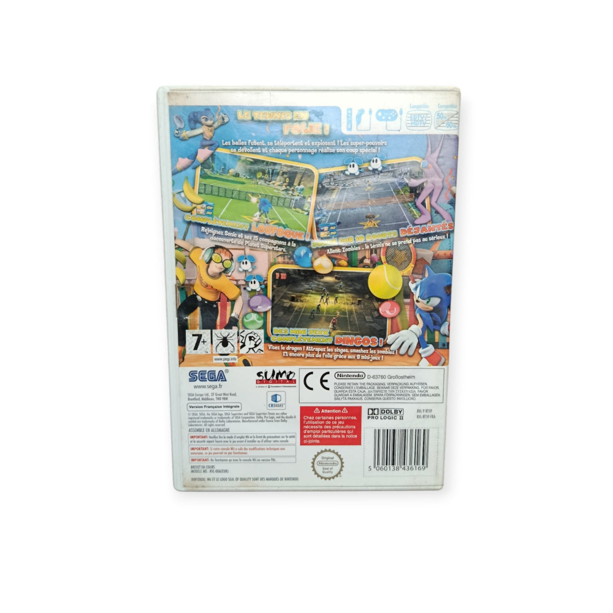 Sega Superstar Tennis Nintendo Wii