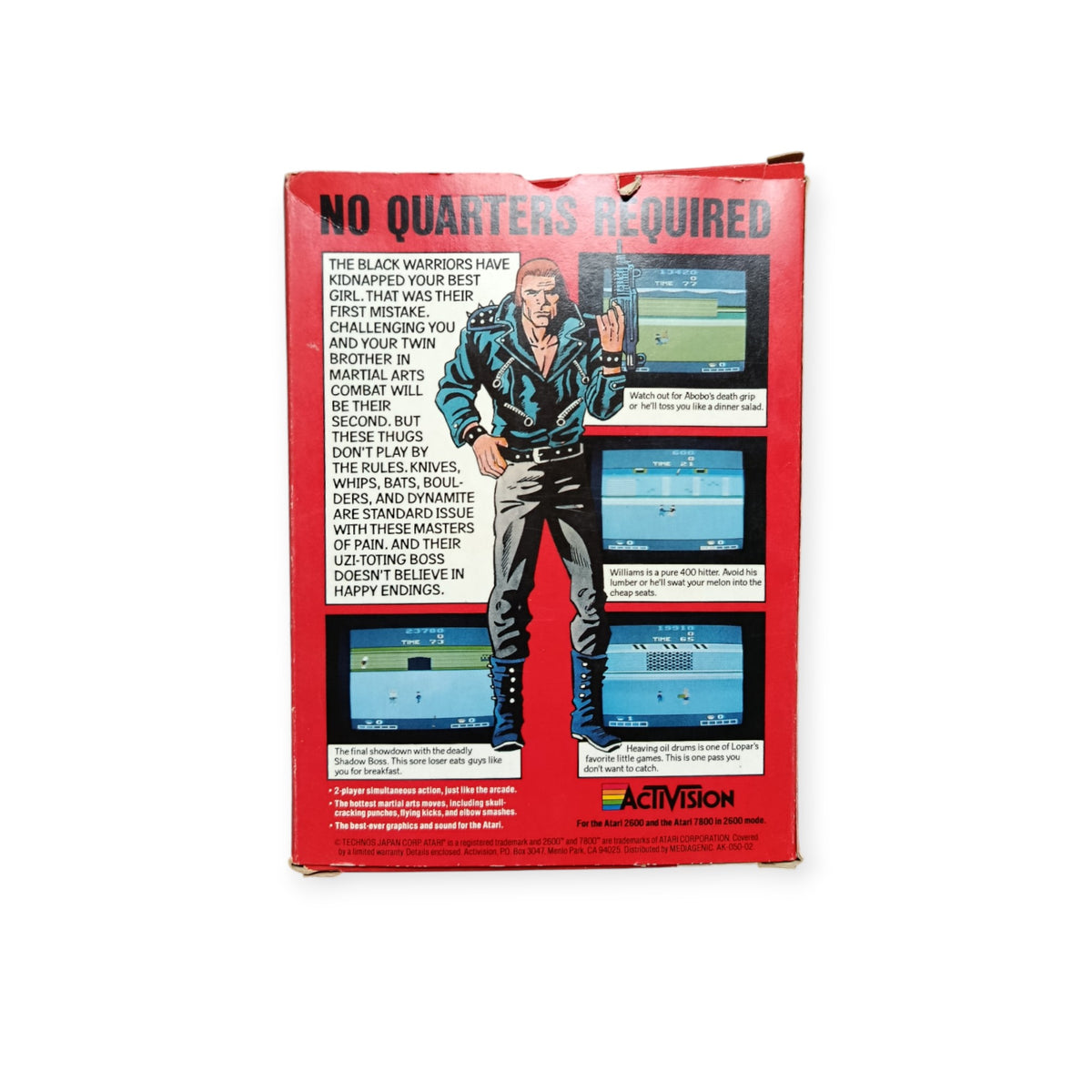 Double Dragon Activision Atari 2600