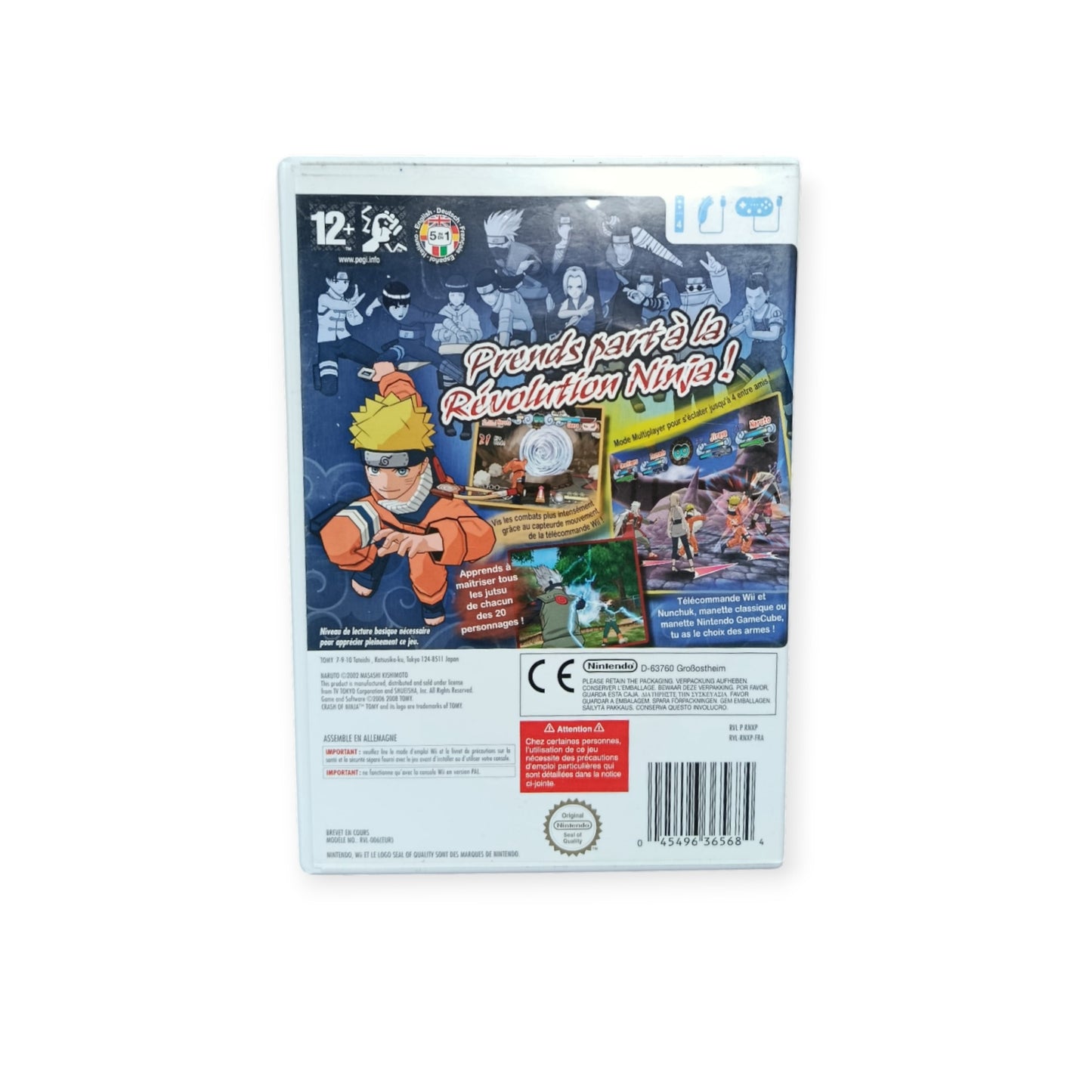 Naruto Clash Of Ninja Revolution European Version Nintendo Wii